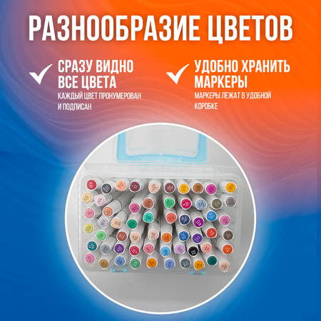 Скетчмаркер Rich New двусторонний 60 цв.