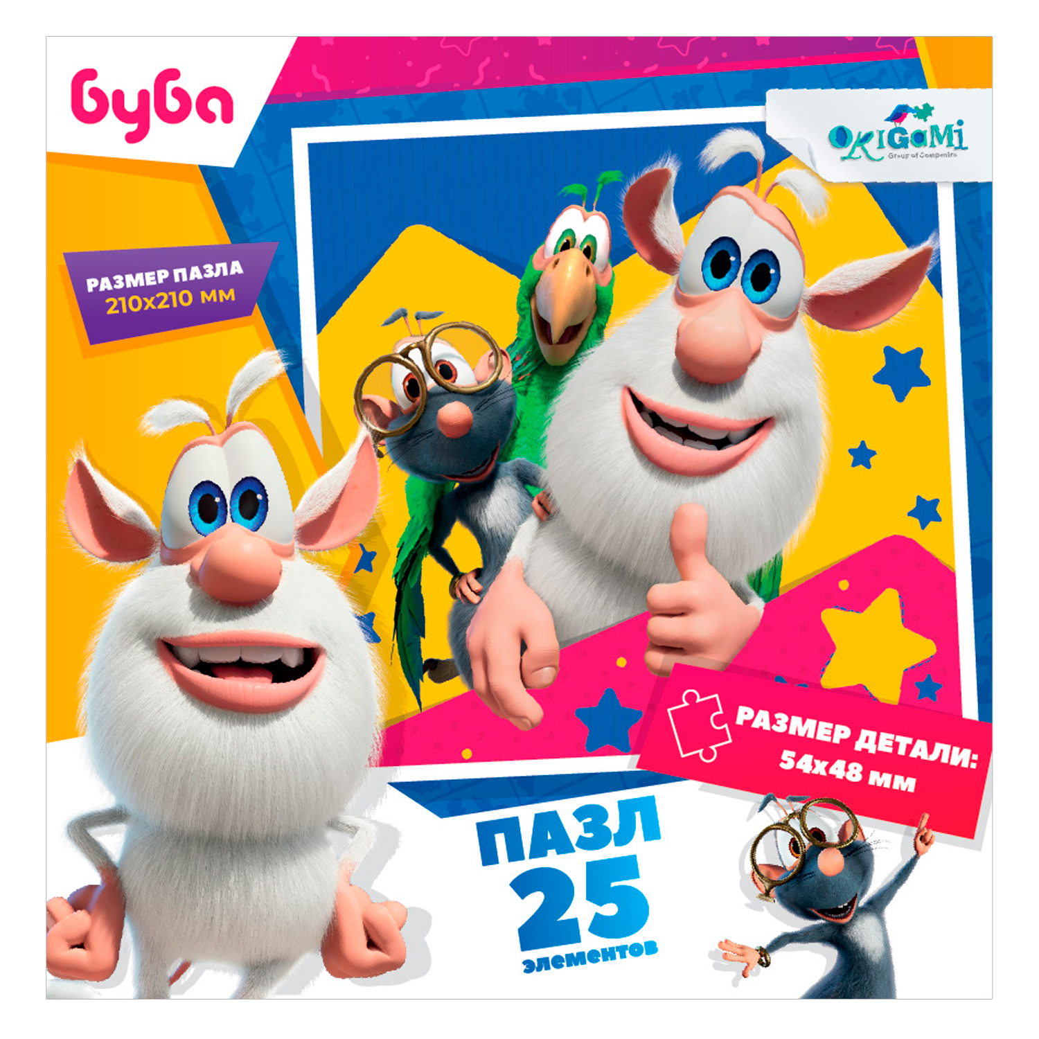 Пазл ORIGAMI Буба классический в ассортименте - фото 5