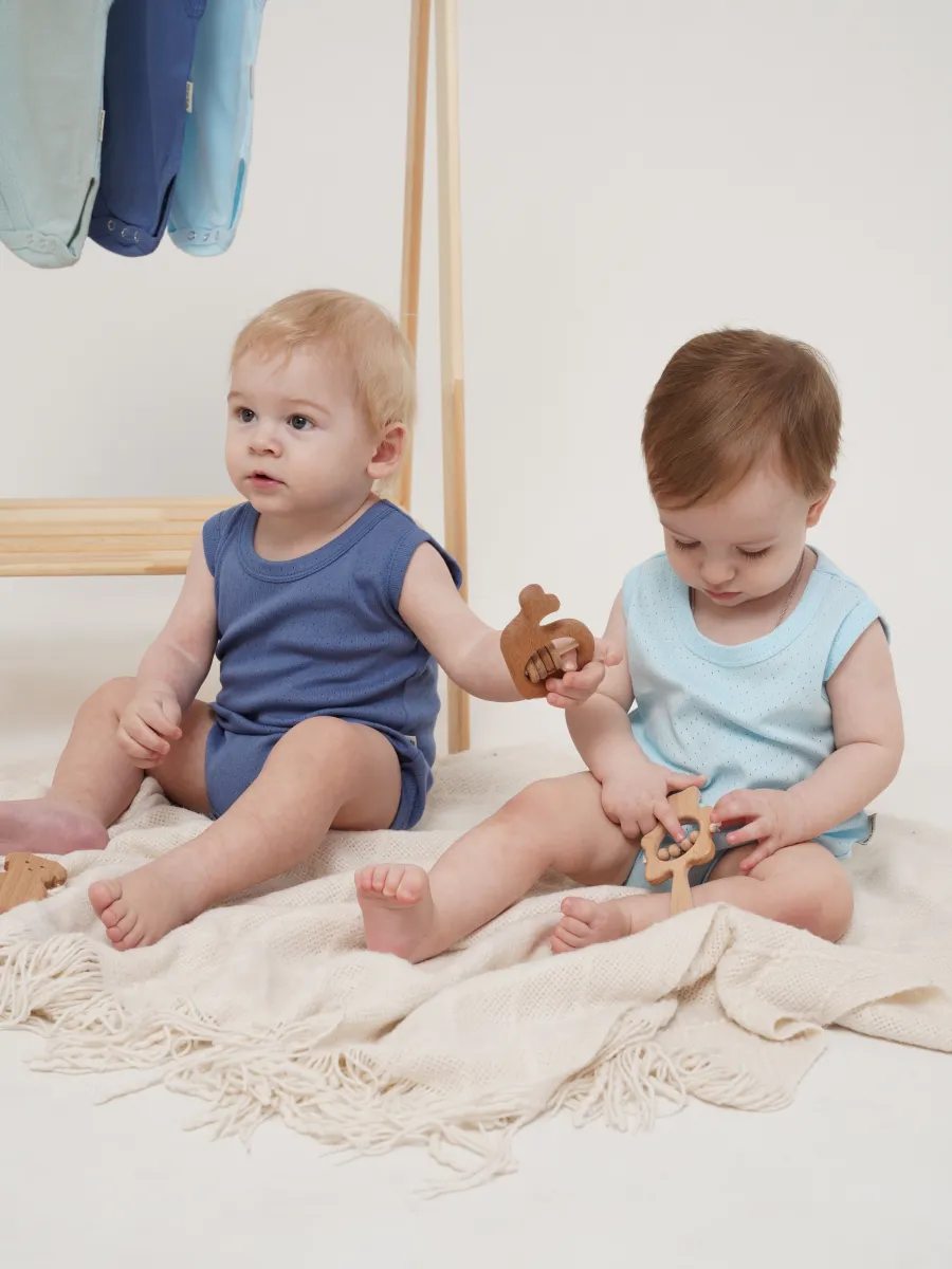 Боди 3 шт Супер Пупс нбр/3пр/бодимайка/индментсвгол/трансфрибана - фото 22