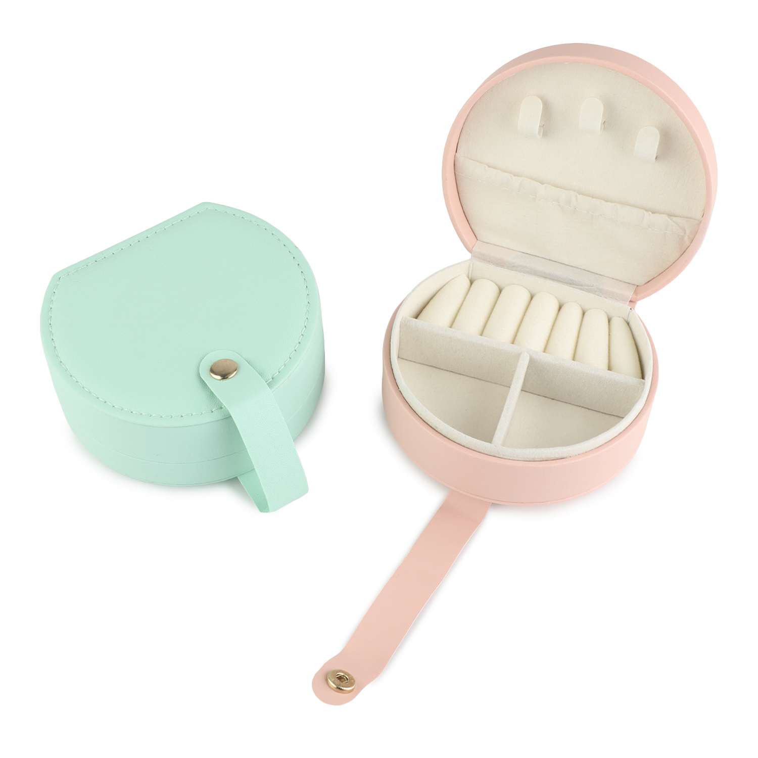 Шкатулка для украшений ё с клёпкой в ассортименте - фото 2