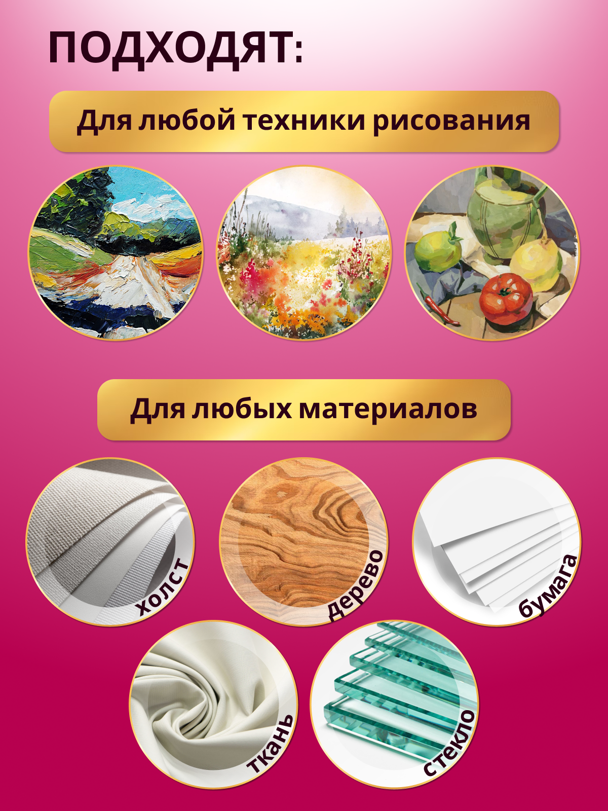 Кисть AXLER 10 шт. (синтетика) - фото 8