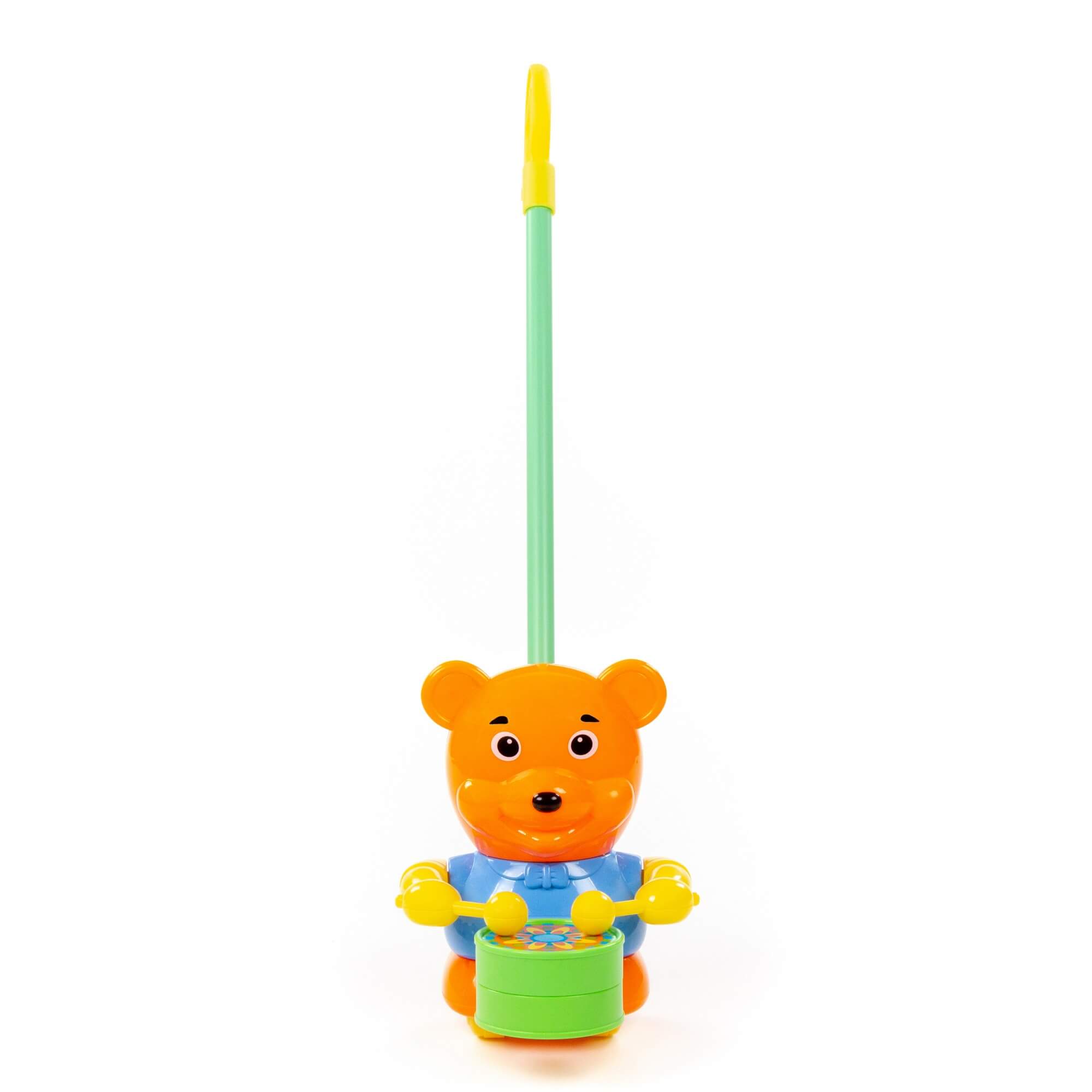 Игрушка Полесье каталка Медвежонок с ручкой - фото 5