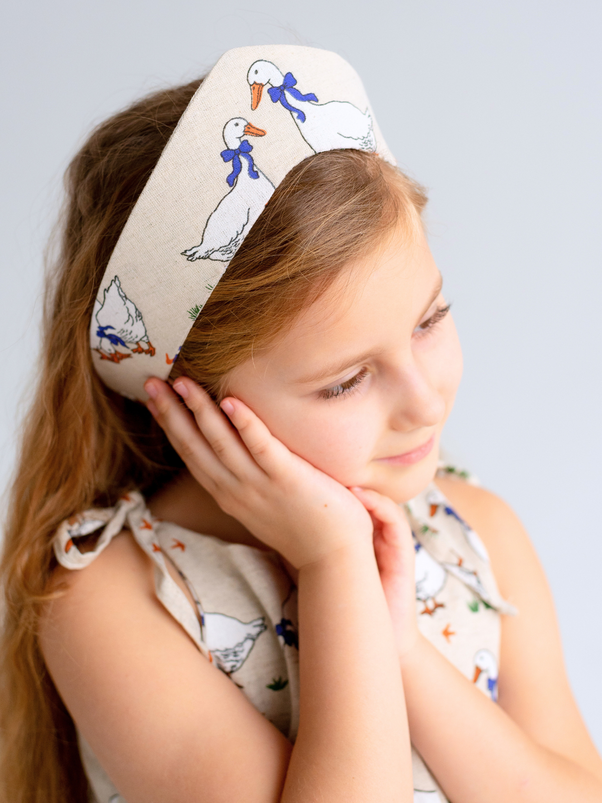 Кокошник MOUN кокошник_лен_гуси - фото 6