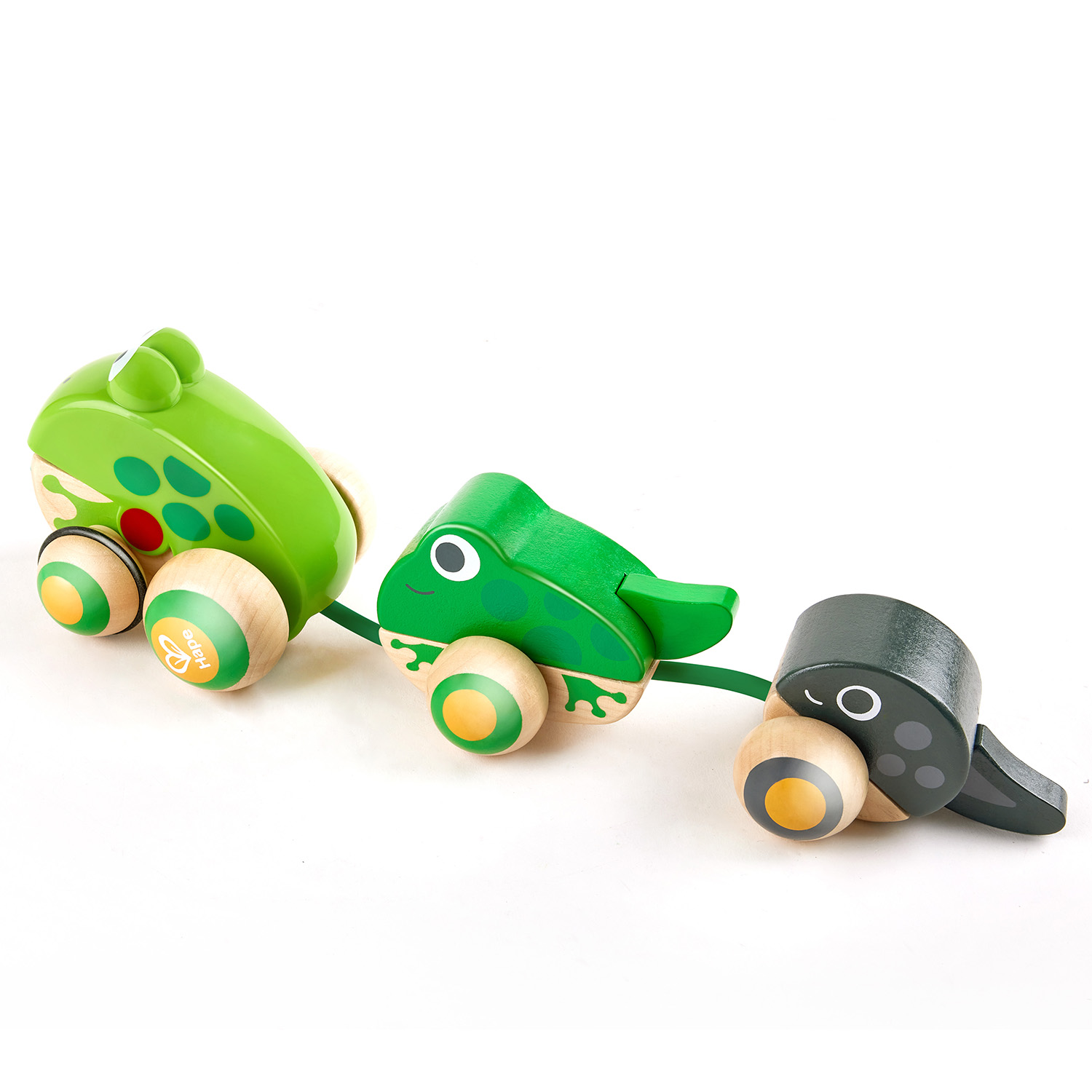 Игрушка Hape каталка Семья лягушек на прогулке - фото 2