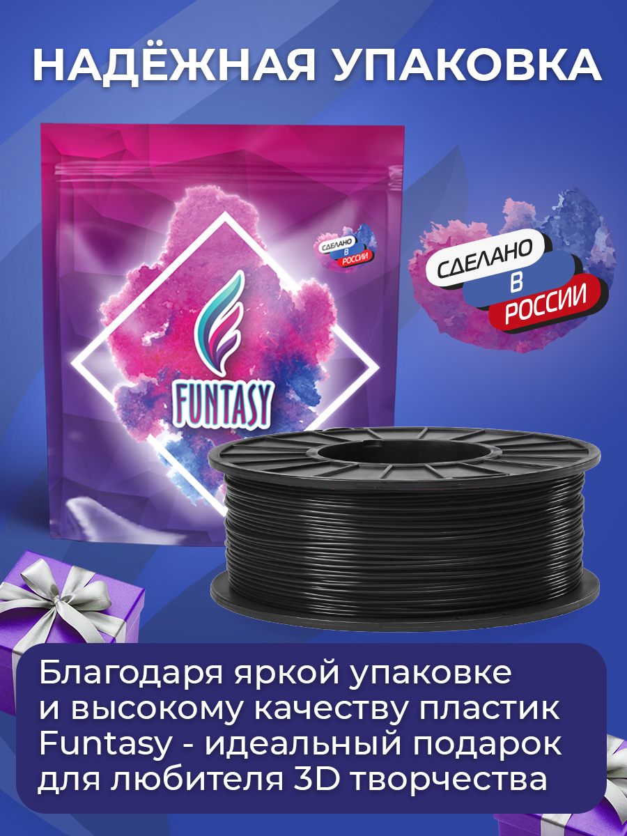 Пластик Funtasy Черный - фото 6