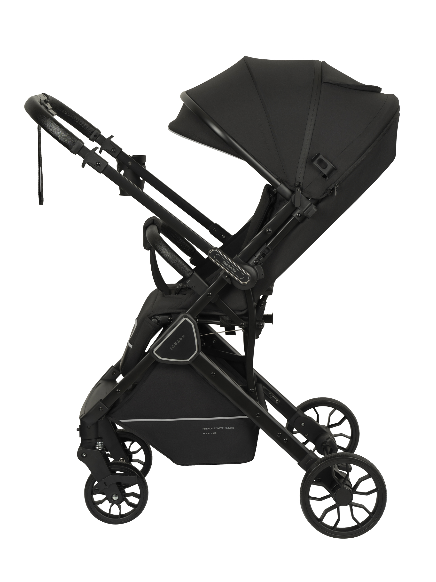 Коляска прогулочная JOVOLA Storm черный - фото 5