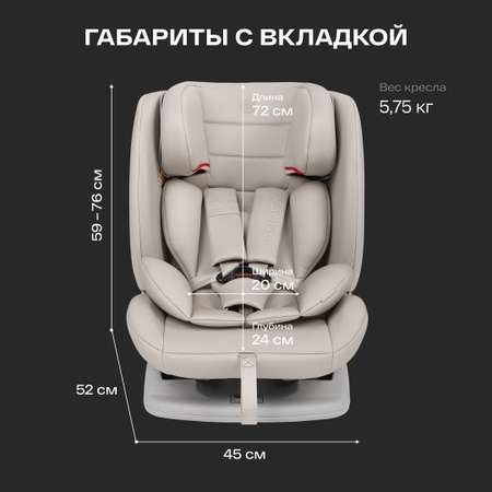 Автокресло Happy Baby Sandex 0+/1/2/3 (0-36 кг)
