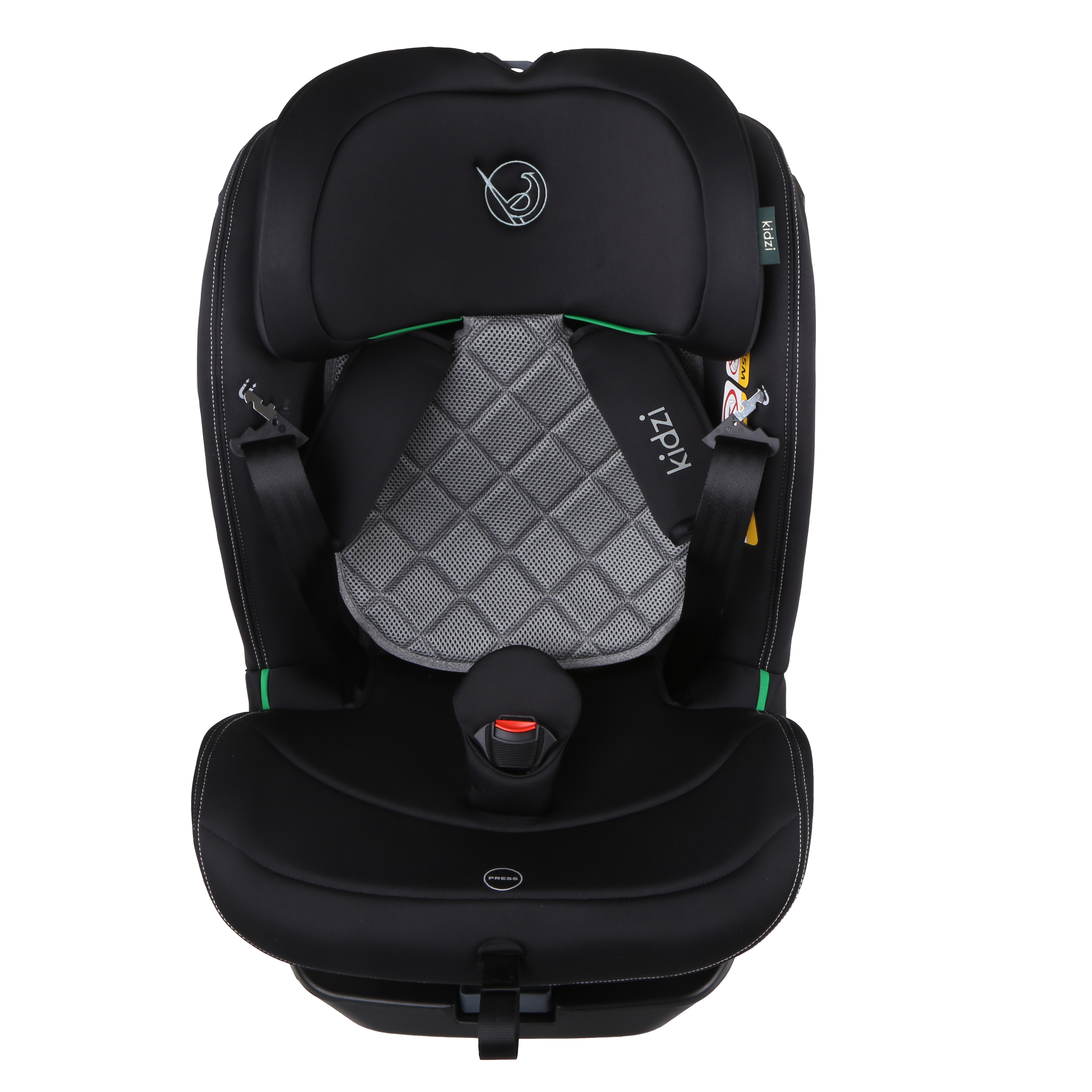 Автокресло Kidzi SPIN 360 i-SIZE Isofix 0+/1/2/3 (0-36 кг) серый - фото 6