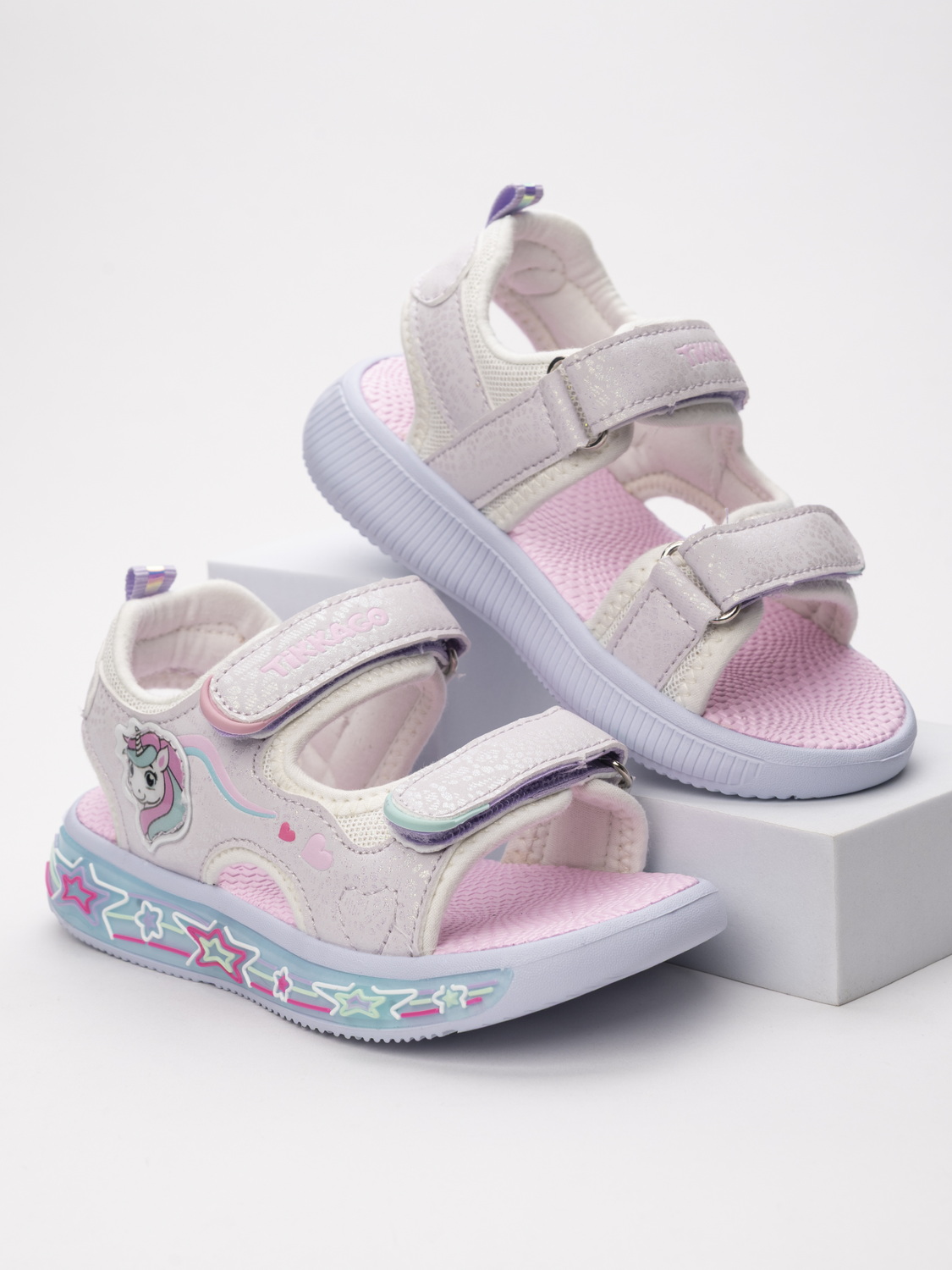 Сандалии TikkaGo 4E03_2578_lilac-white - фото 1