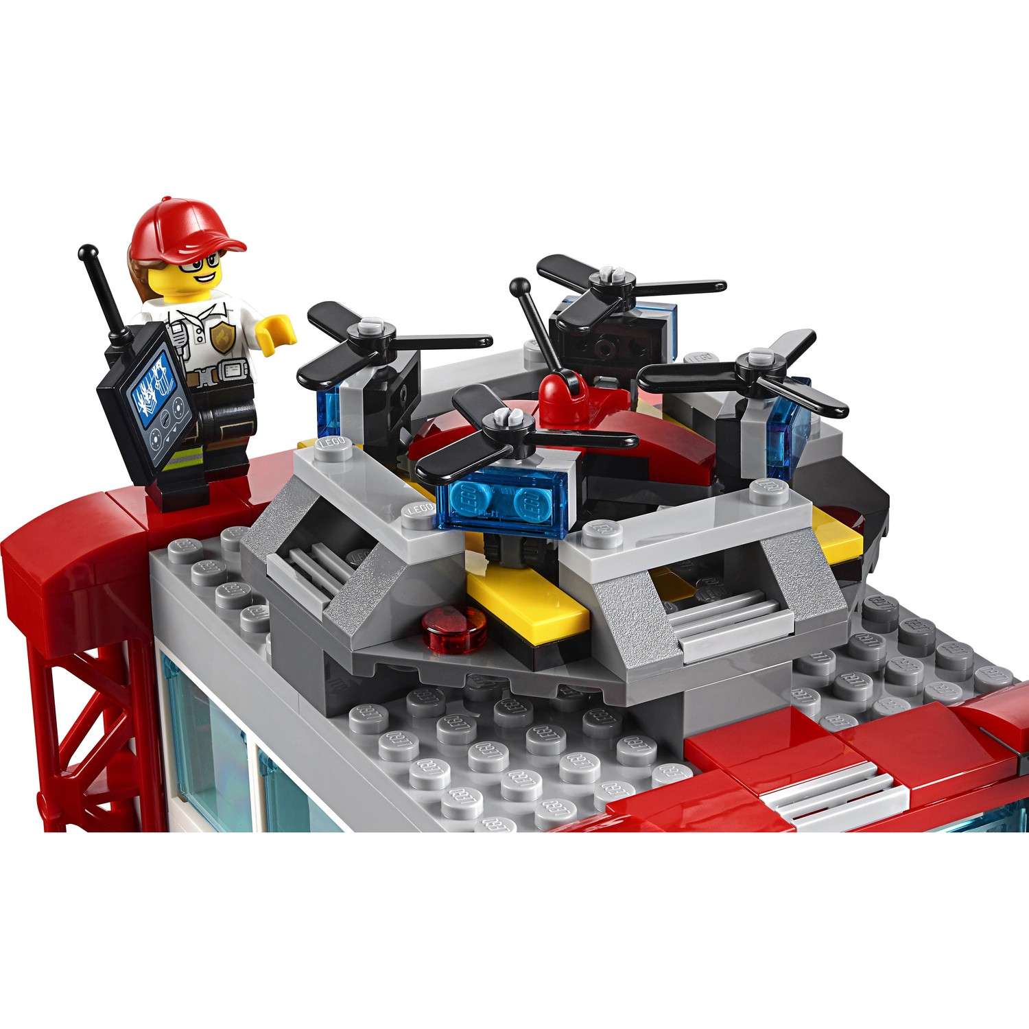 Конструктор LEGO City Fire Пожарное депо блочный - фото 13