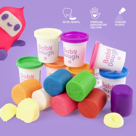 Тесто-пластилин BabyDough 8 цв.
