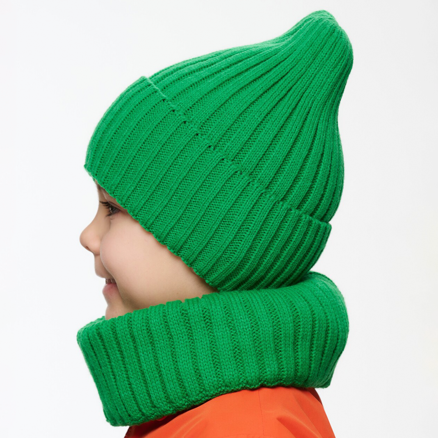 Шапка и снуд KUBRIO NYC-H-45-pumpW-green - фото 8