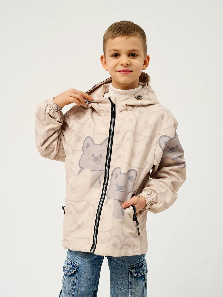 Ветровка RuStyle ДМ-ветRSL-673-волкбеж - фото 2