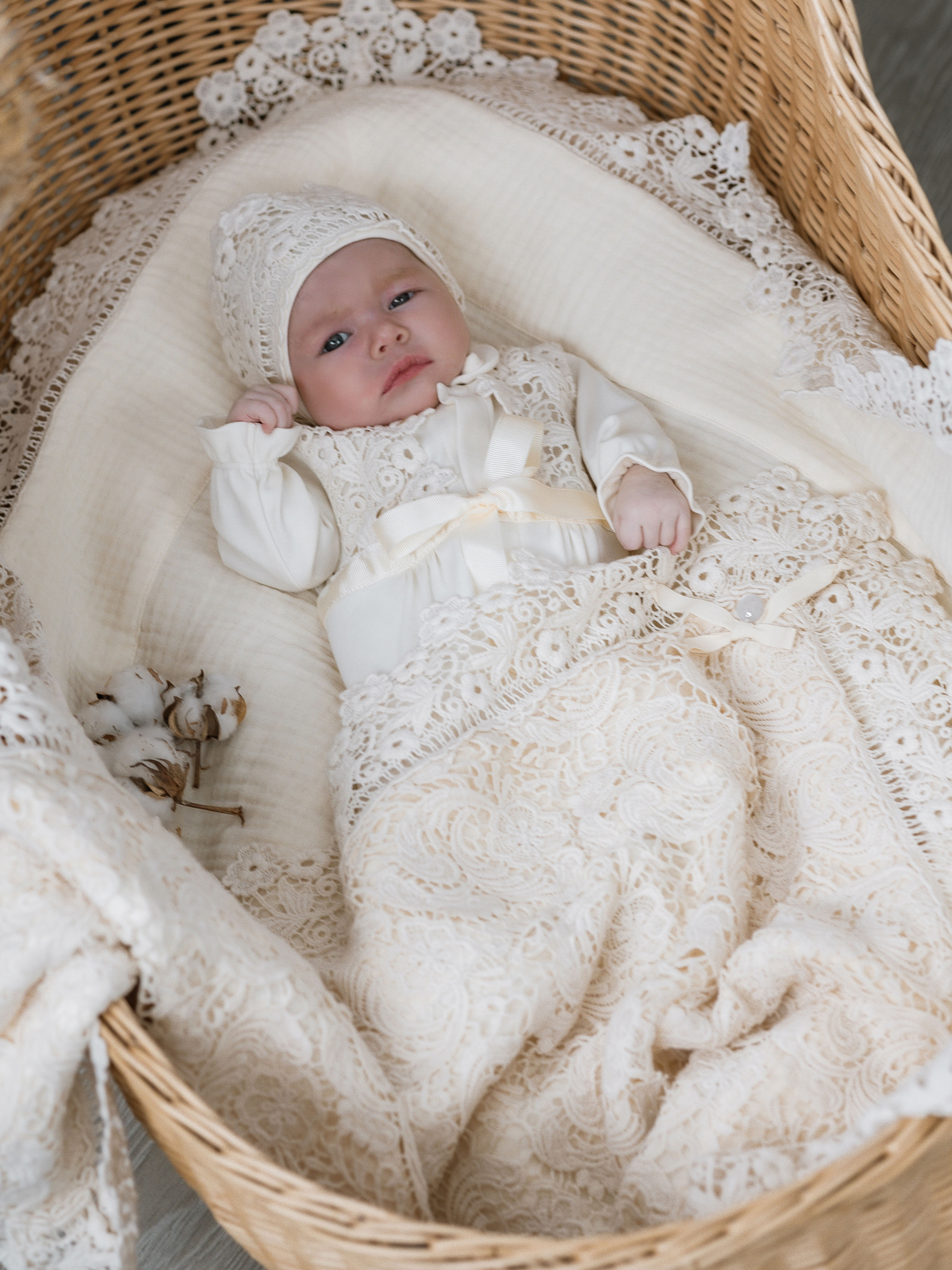 Плед НаследникЪ Выжанова плед на выписку 95 x 95 см хлопок - фото 5