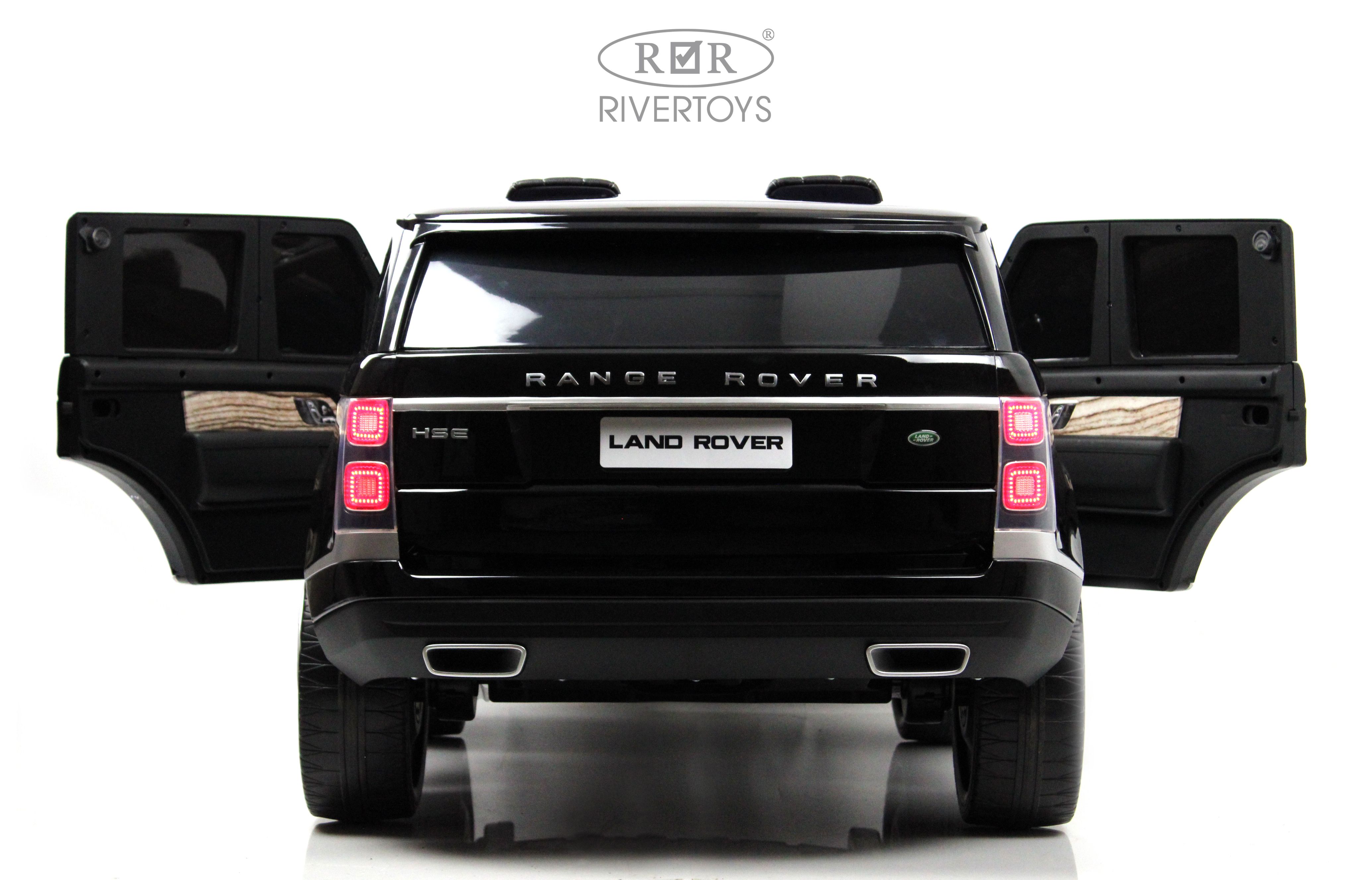 Электромобиль RIVERTOYS Land Rover Y222YY-BLACK-GLANEC С пультом ДУ - фото 4