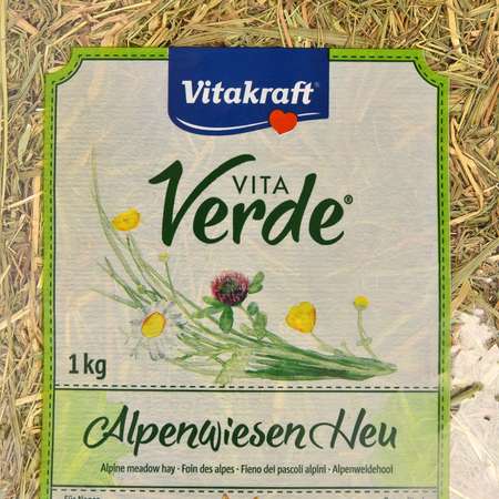 Лакомство Vitakraft 1кг для грызунов Vita Verde Сено альпийское