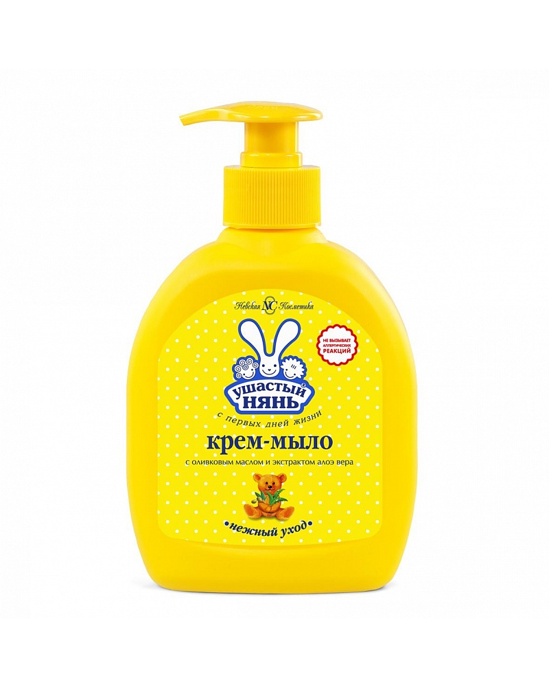 Мыло жидкое Ушастый нянь Алоэ 1 шт. 300 мл - фото 1
