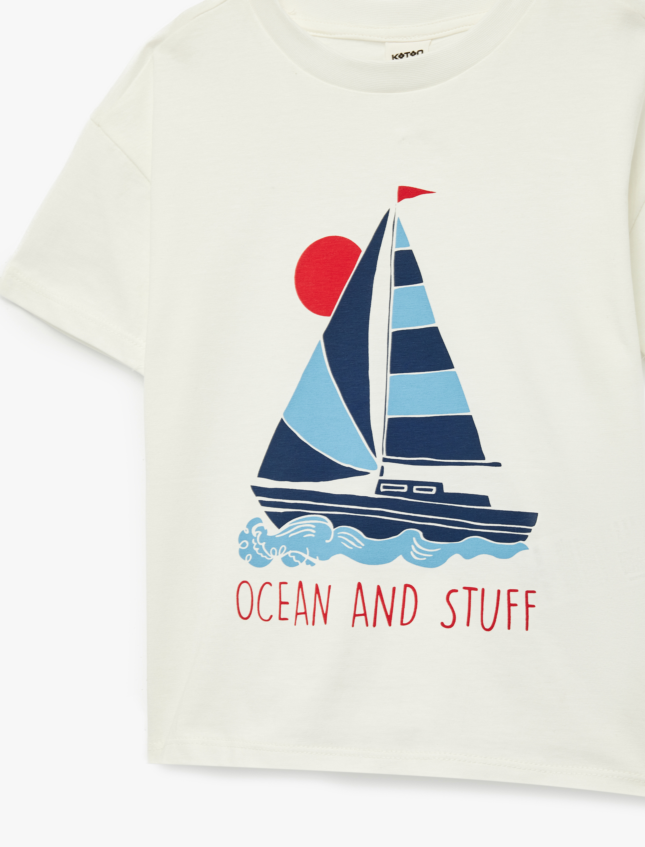 Футболка KOTON 6SMB10137TK000 - фото 3