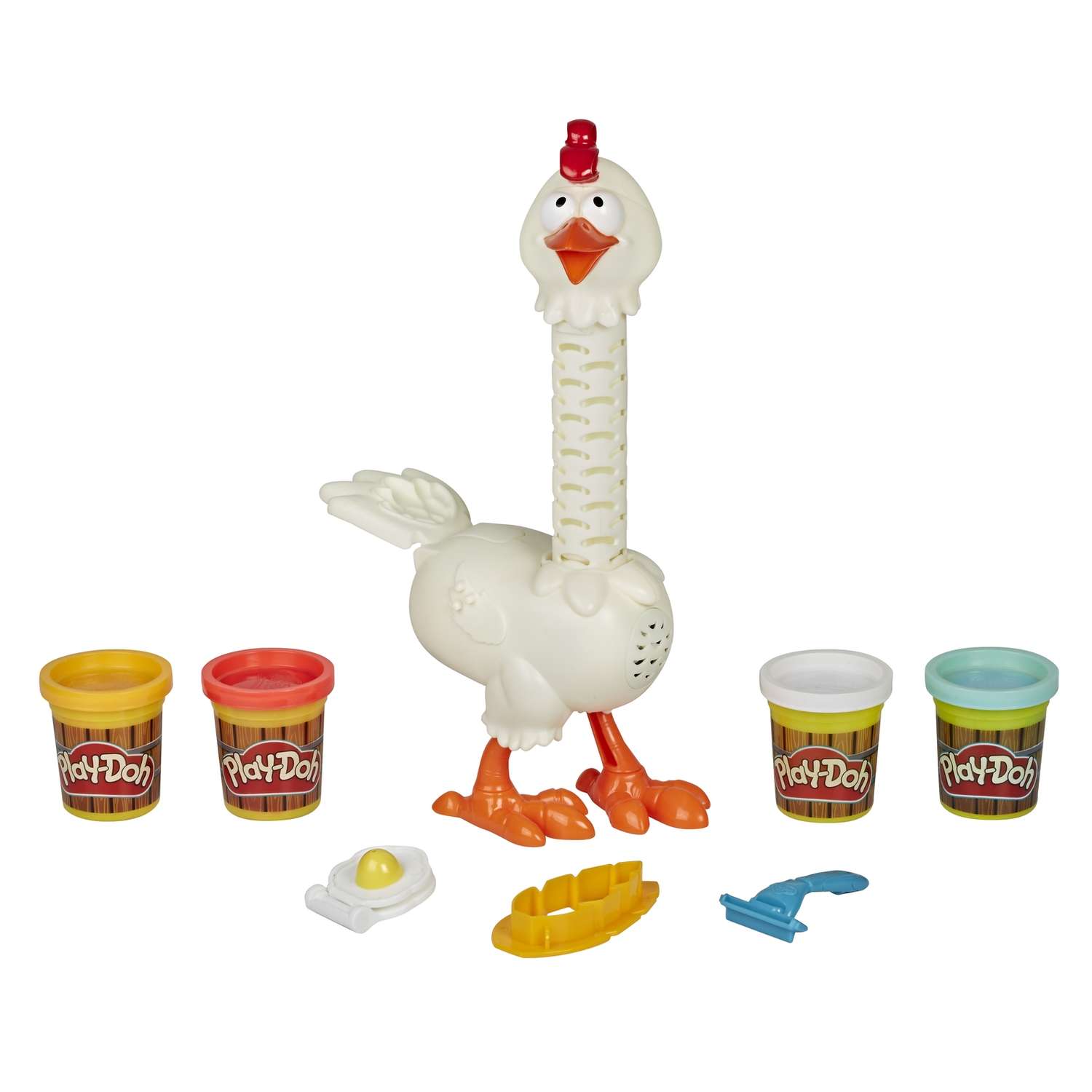 Пластилин Play-Doh Курочка-чудо в перьях - фото 1