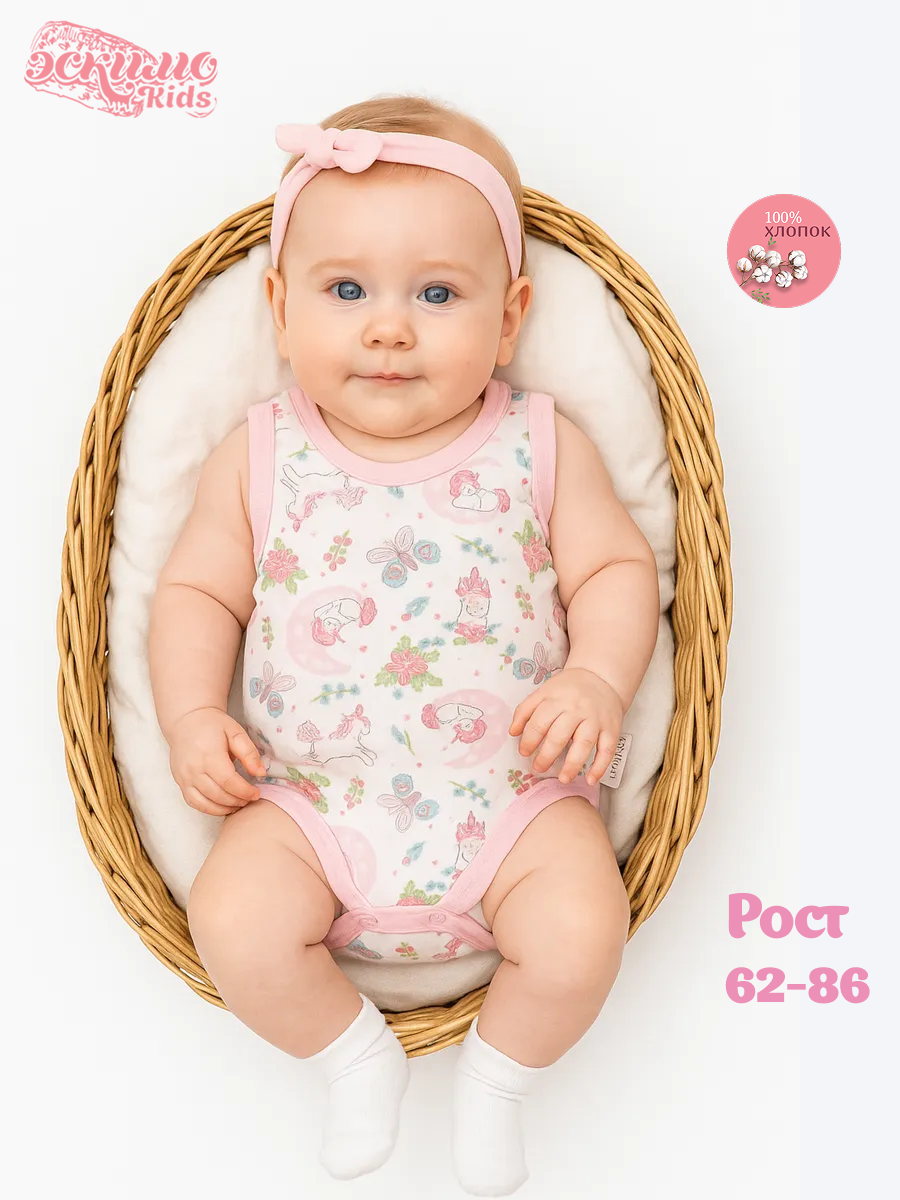 Боди-майка 2 шт Эскимо 43-785 - фото 2