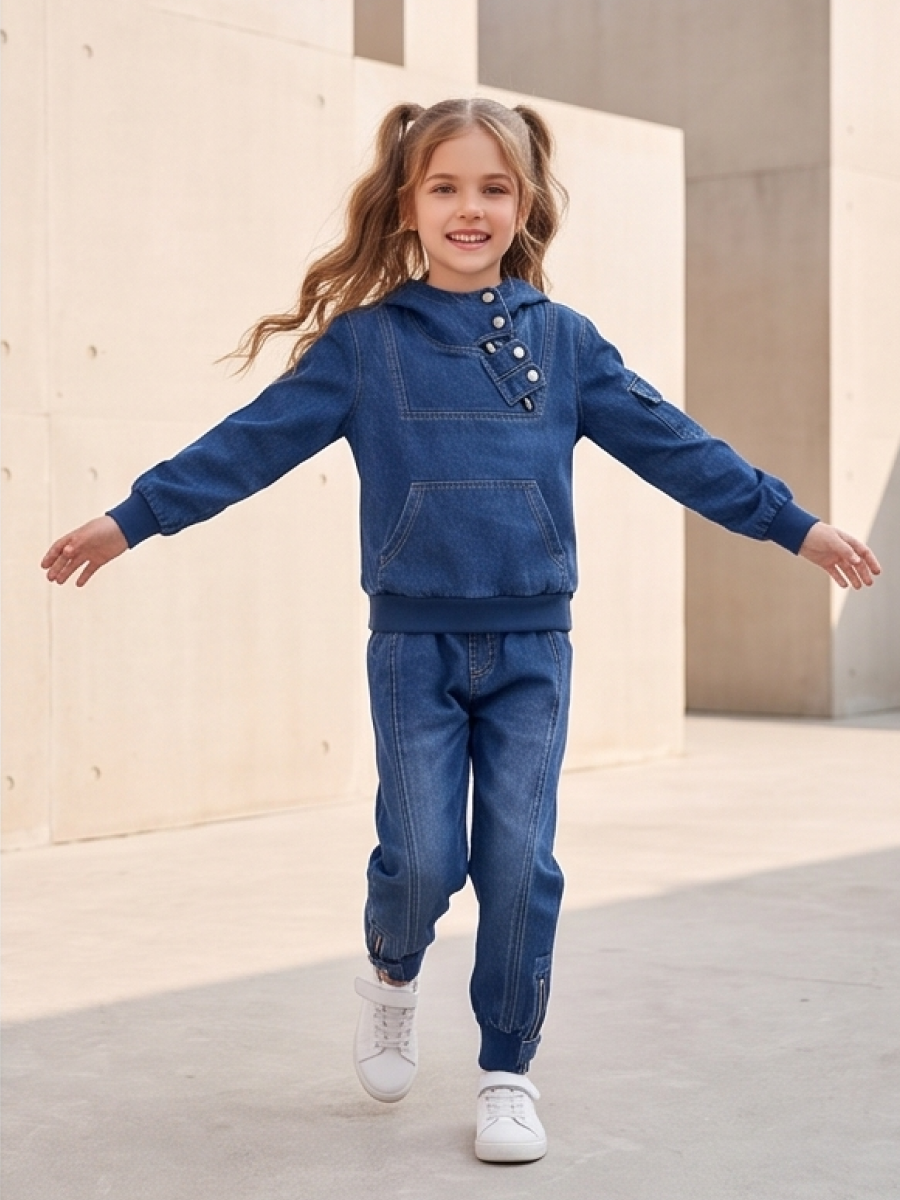 Костюм Artcher kids КостюмДжинс0001Синий - фото 1