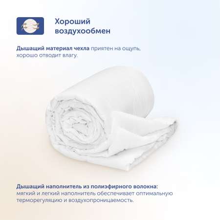 Комплект buyson BuyCute: одеяло 140х205 см + подушка 40х60 см