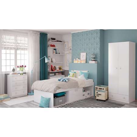 Комод Polini kids Simple c 4ящиками Белый