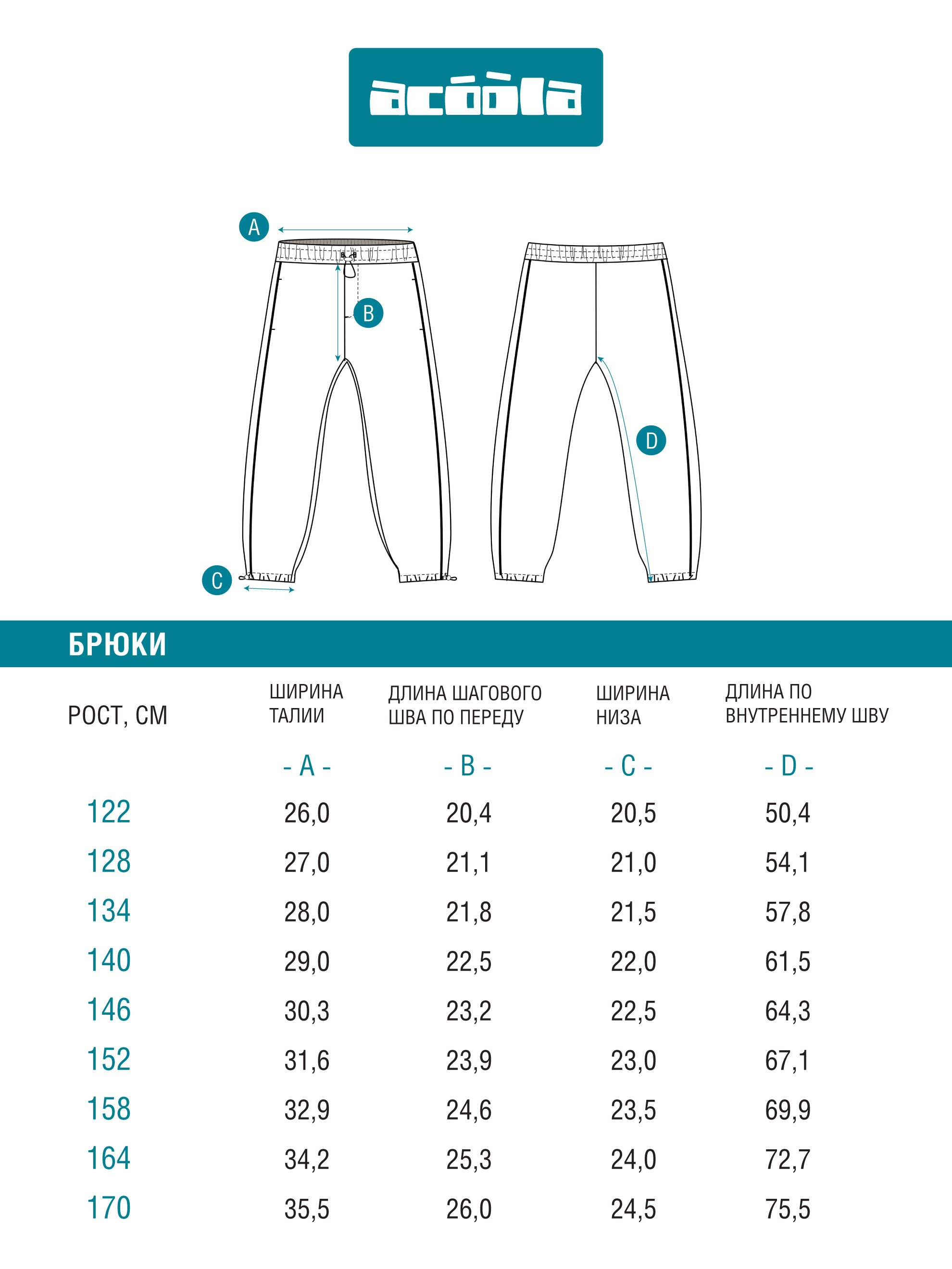 Брюки Acoola 20140160102_0089558 - фото 9
