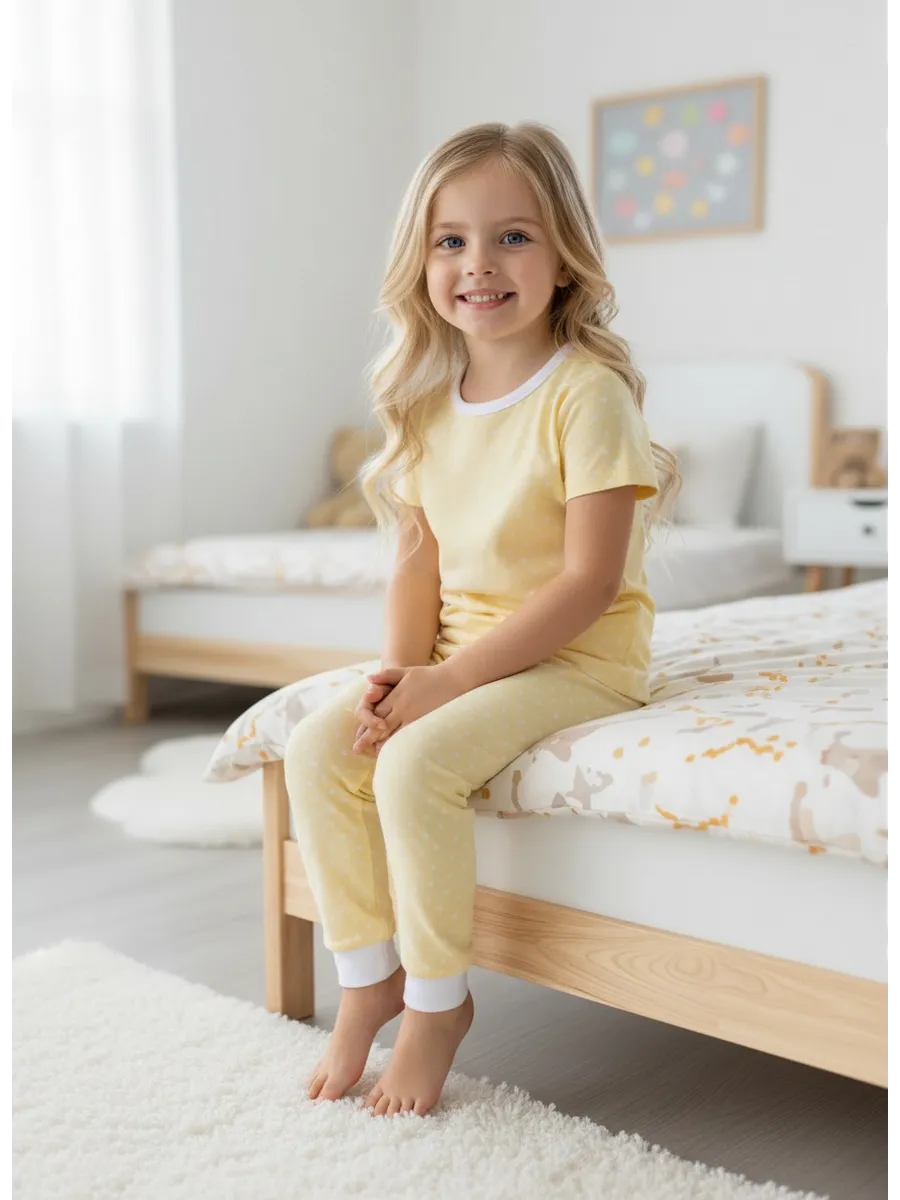 Пижама Linas baby 1680-11 Желтый - фото 5