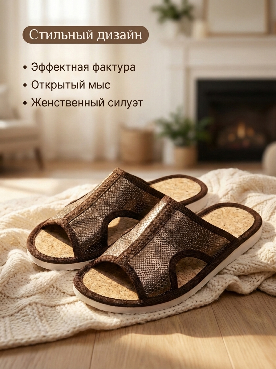 Тапочки UTA HOME 8-51/кор - фото 4