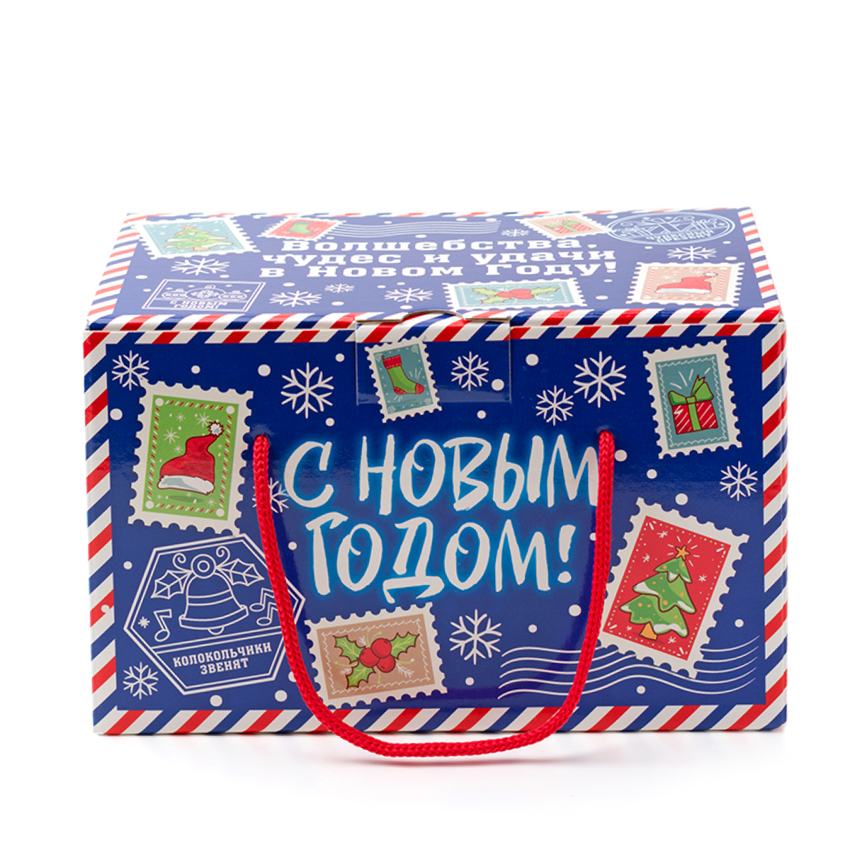 Сладкий новогодний подарок Дедморозов Посылочка 1000 г - фото 1