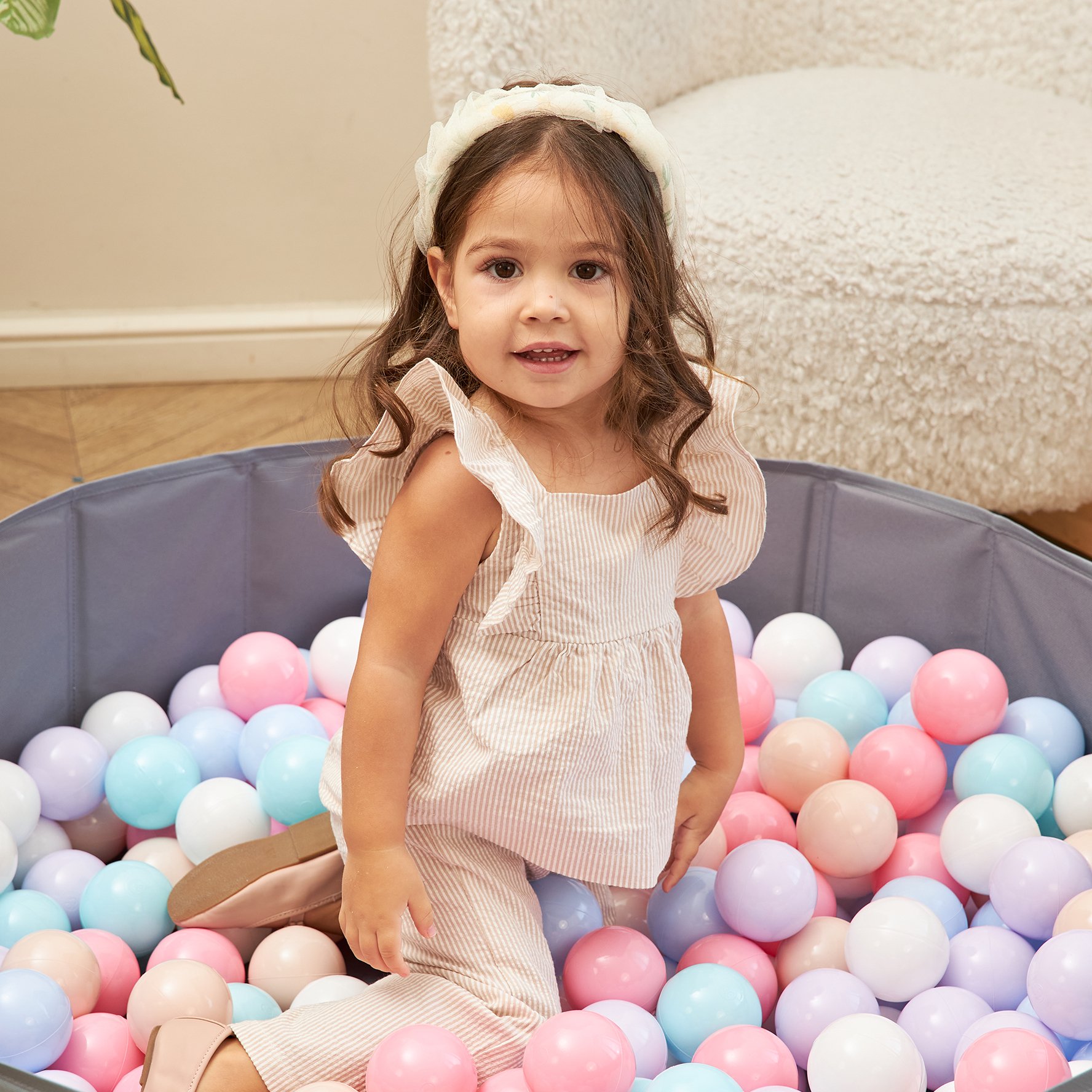Детский сухой бассейн UNIX Kids Space + 150 шариков - фото 20