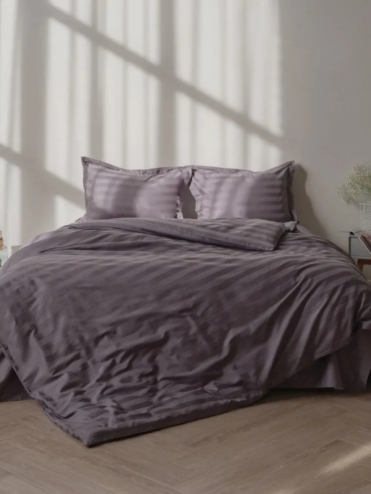 Комплект постельного белья Askona Comfort Stripe 3*3 2.0 евро 3 предм. - фото 1