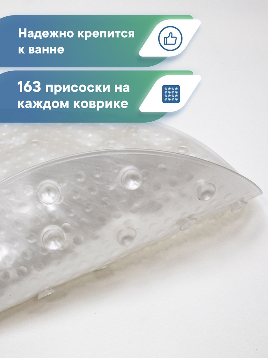 Коврик для ванной VILINA Гарант 38 x 69 см - фото 3