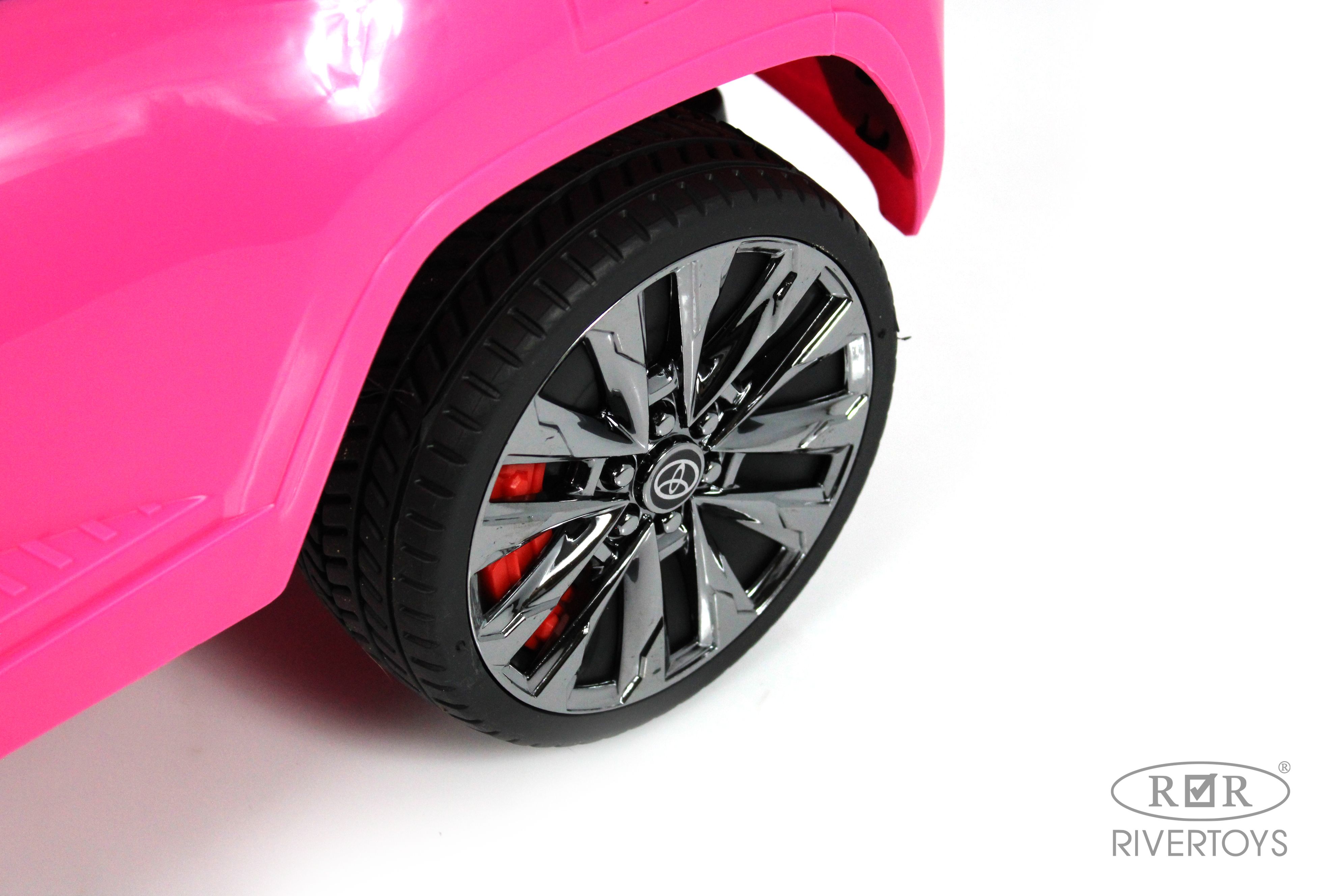 Каталка RIVERTOYS Z002ZZ-D-PINK розовый - фото 8