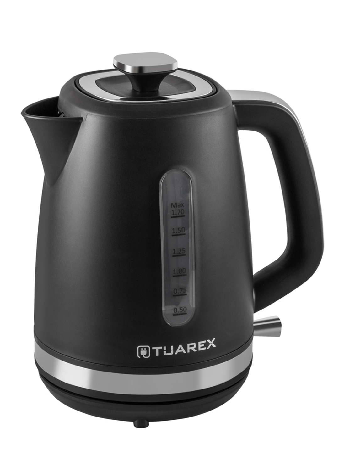 Электрический чайник TUAREX TK-8006 2200 Вт 1.7 л нержавеющая сталь STRIX черный стальной - фото 3