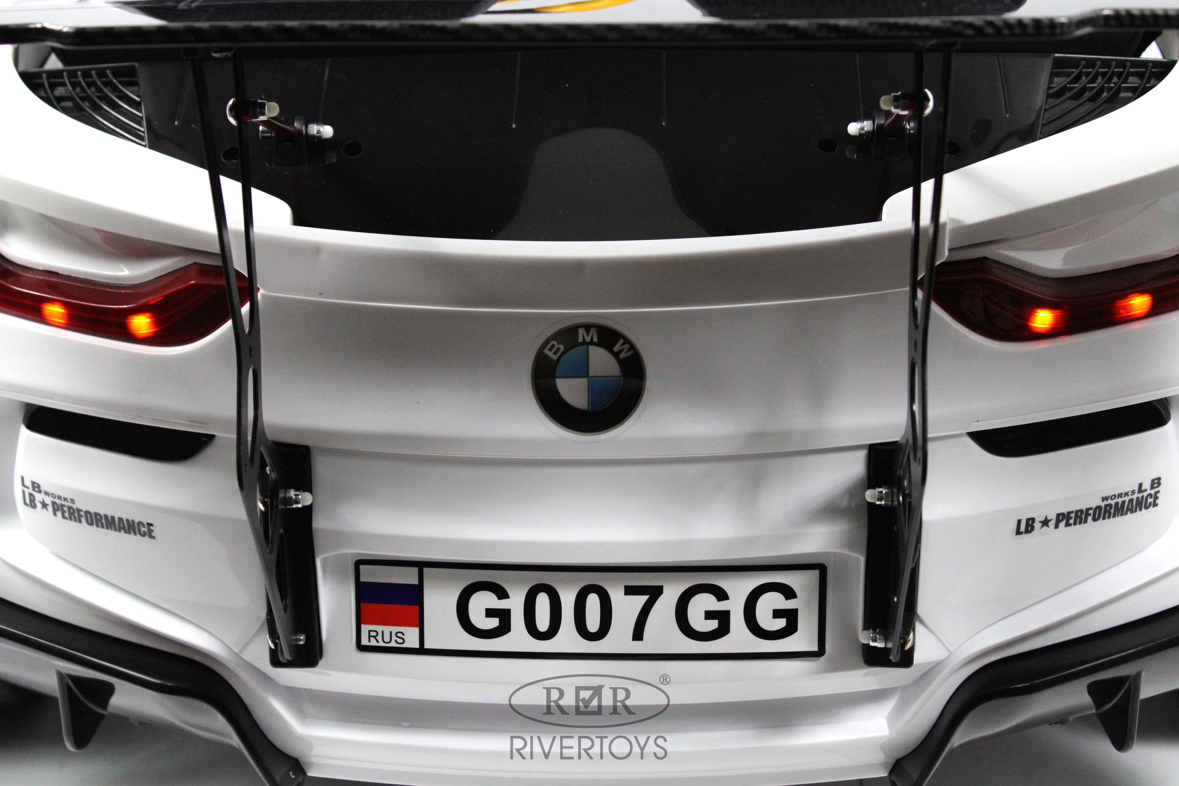 Электромобиль RIVERTOYS BMW G007GG-WHITE С пультом ДУ - фото 22