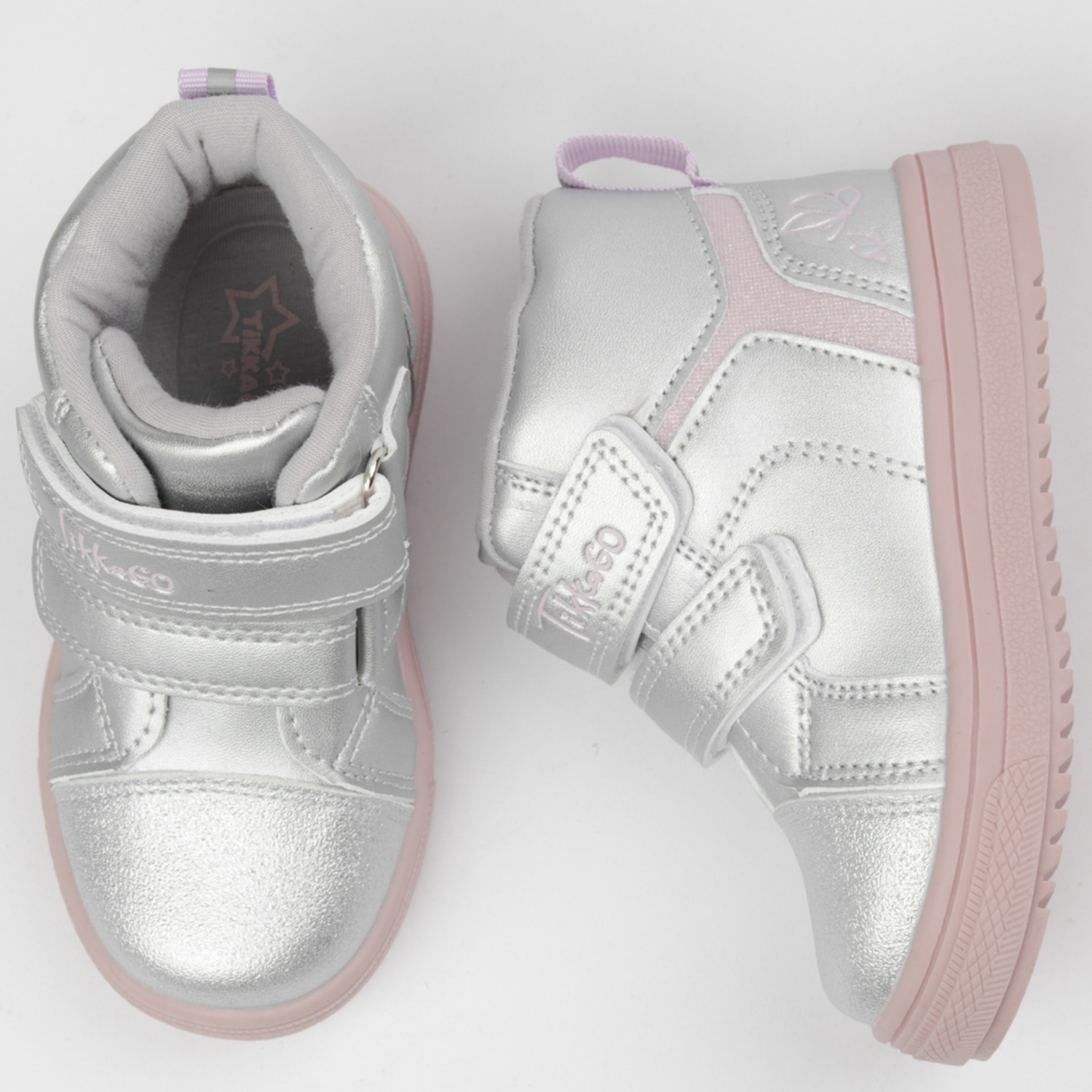 Ботинки TikkaGo 2V16_772607_silver-pink - фото 3