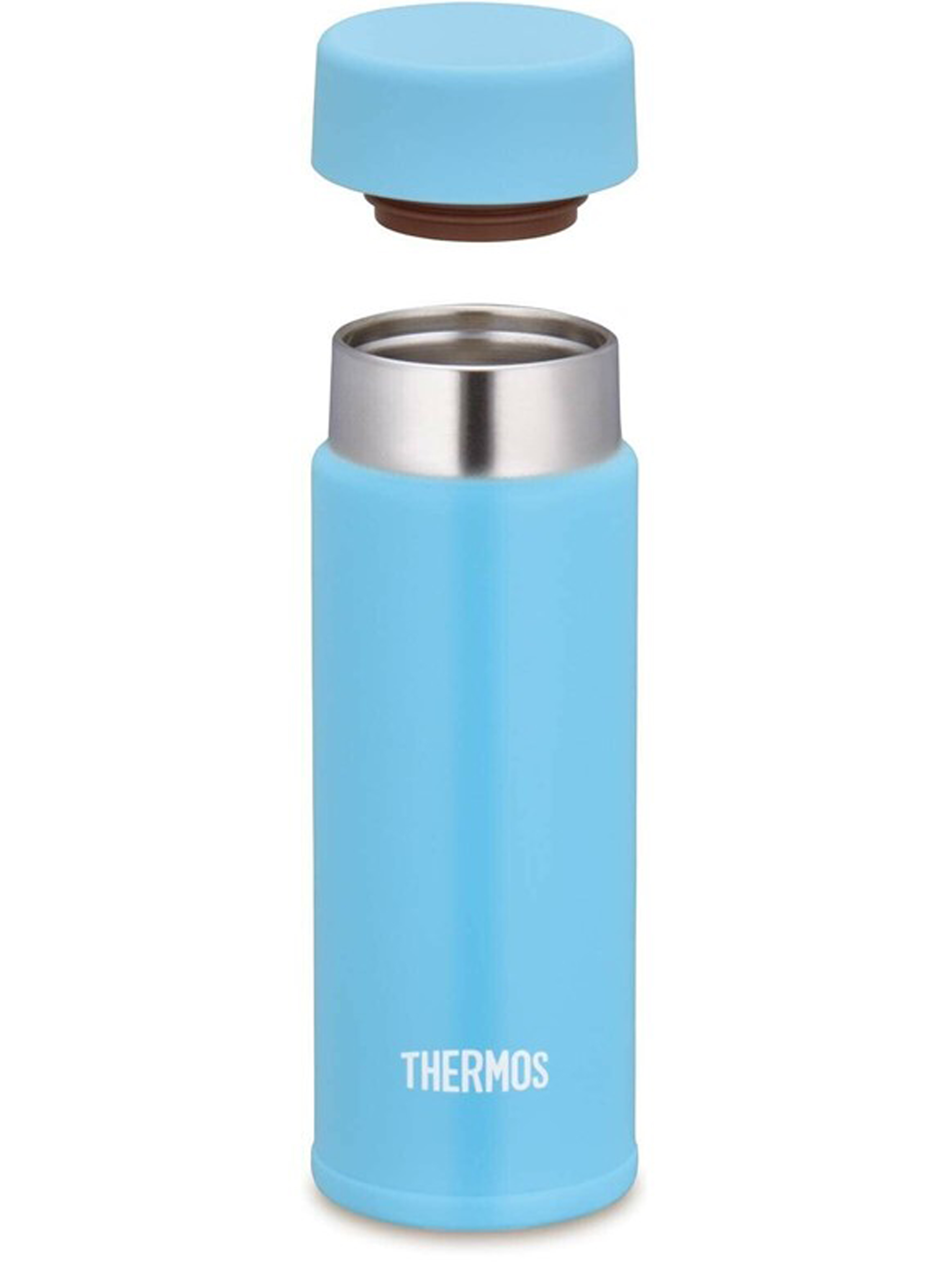 Мини-термос для кофе чая 120 мл THERMOS JOJ-120 голубой – нержавеющая сталь герметичный тепло/холод 6/8 часов - фото 8