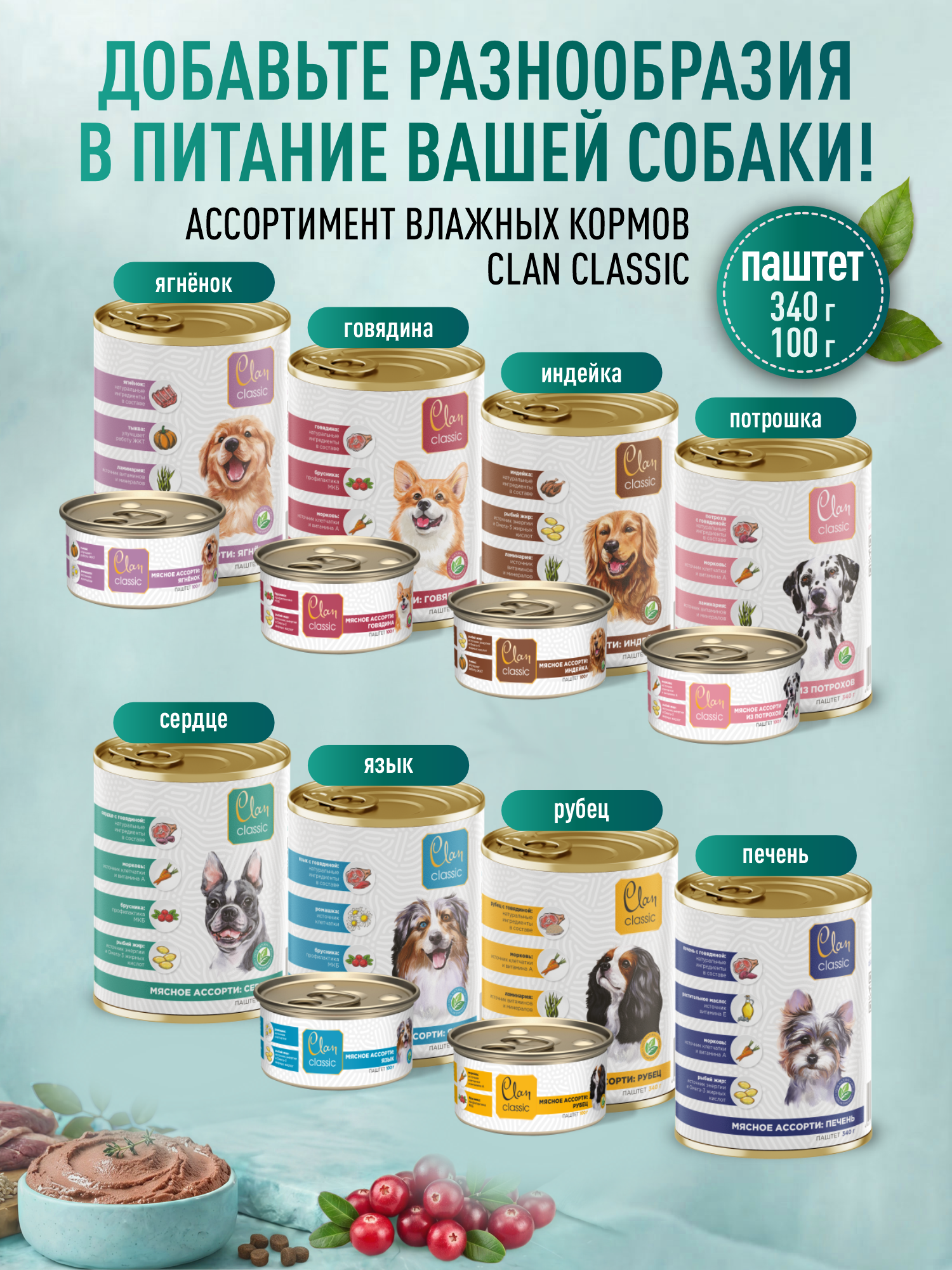 Корм для собак мелких сухой Clan Classic Sensitive 24/11 с чувствительным пищеварением утка с бурым рисом 1.25кг - фото 7