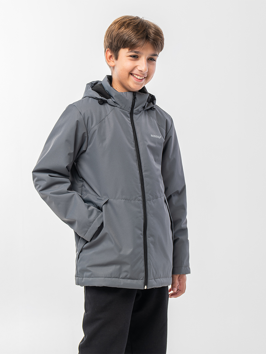 Куртка RODOS М-245/серый(черный) - фото 4