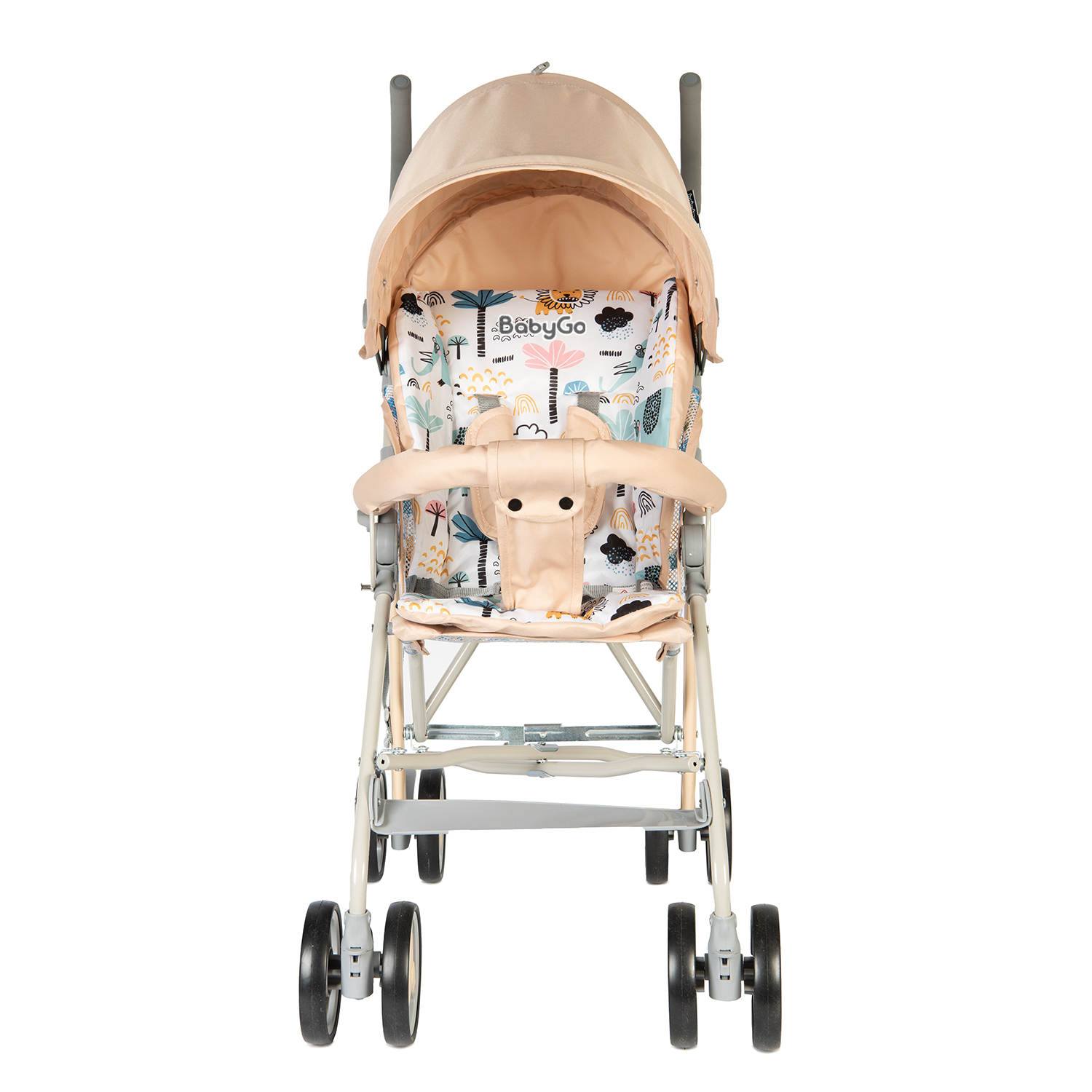 Коляска прогулочная BabyGo Light New бежевый - фото 2