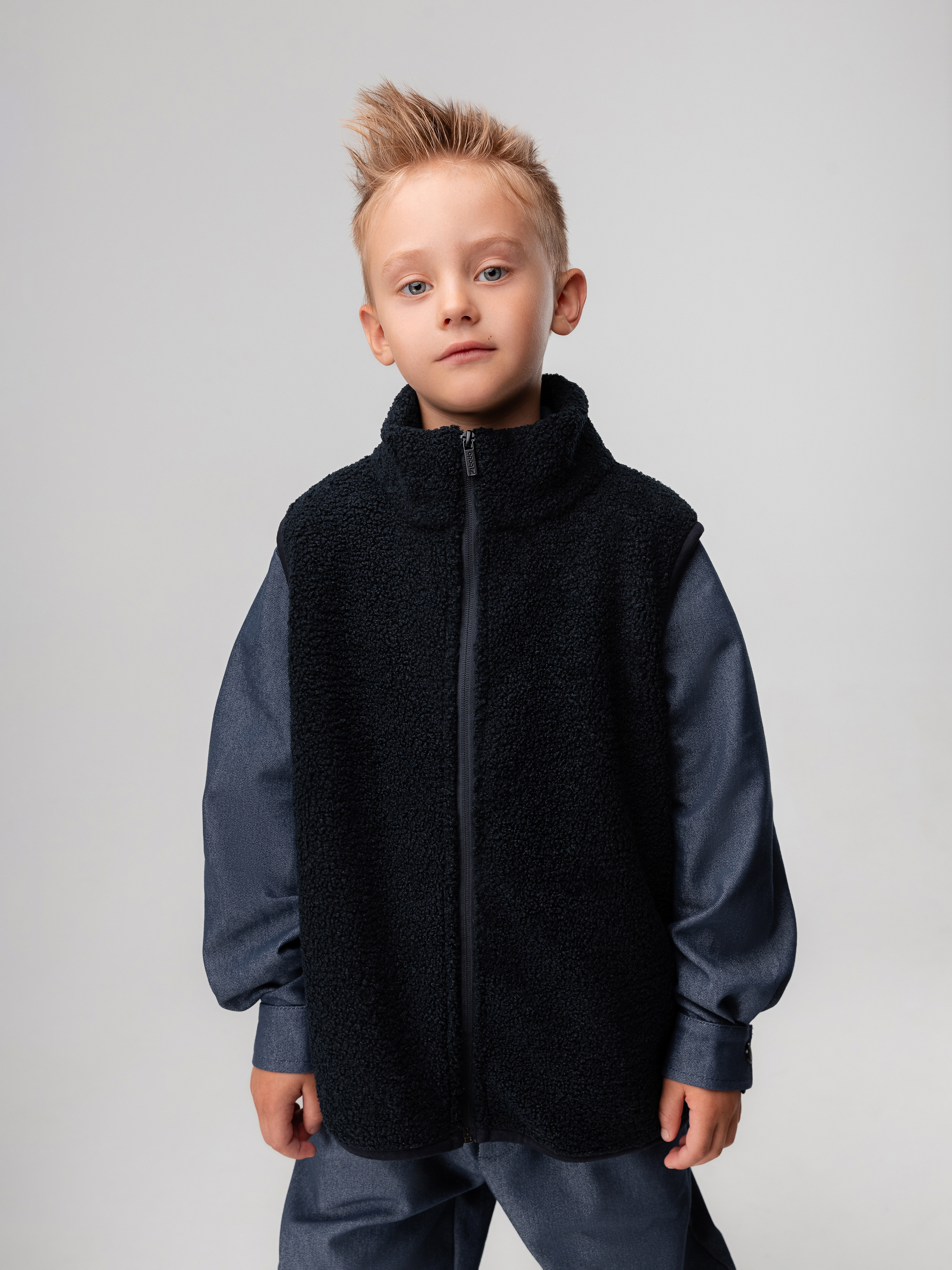 Жилет Bodo 14-86MU_темно-синий - фото 1