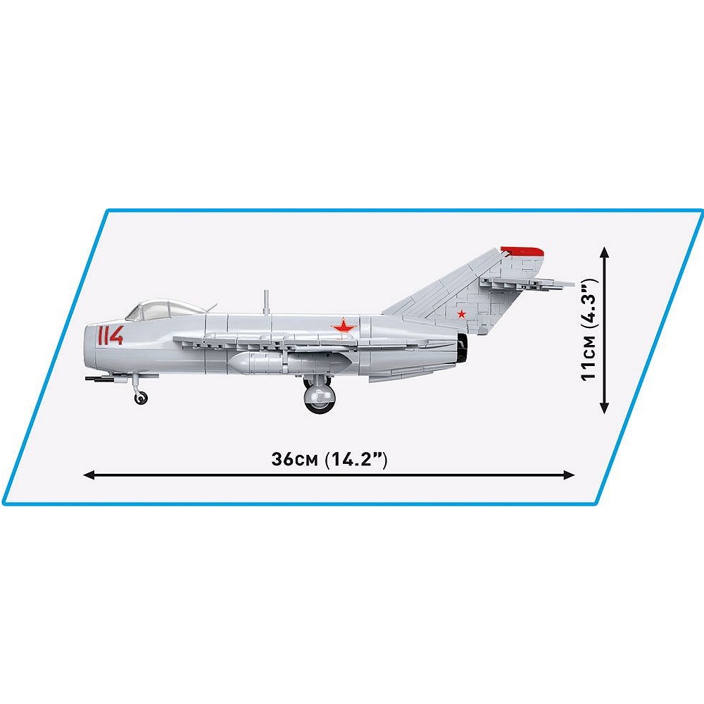 Конструктор COBI Истребитель MiG-17 NATO сборная игровая модель - фото 10