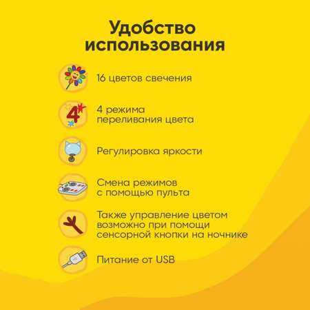 Ночник Три кота Компот