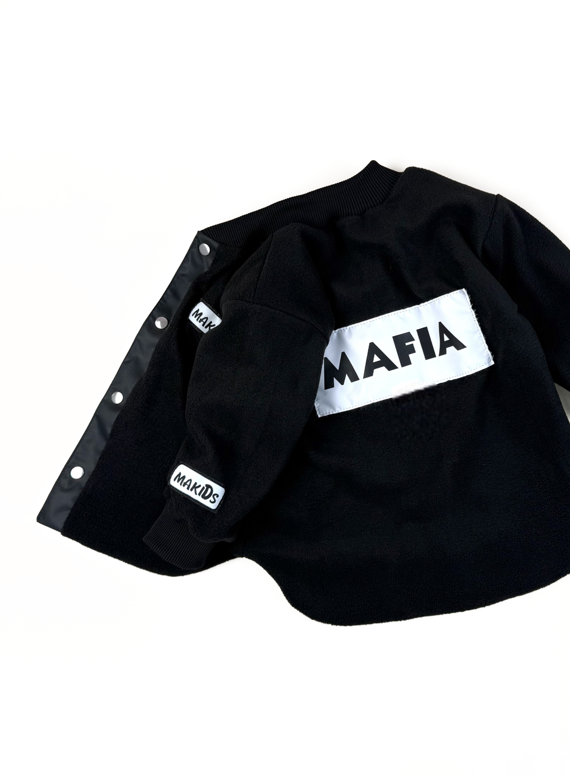 Толстовка MAKIDS рубашка_двухстор_черный+черный - фото 3