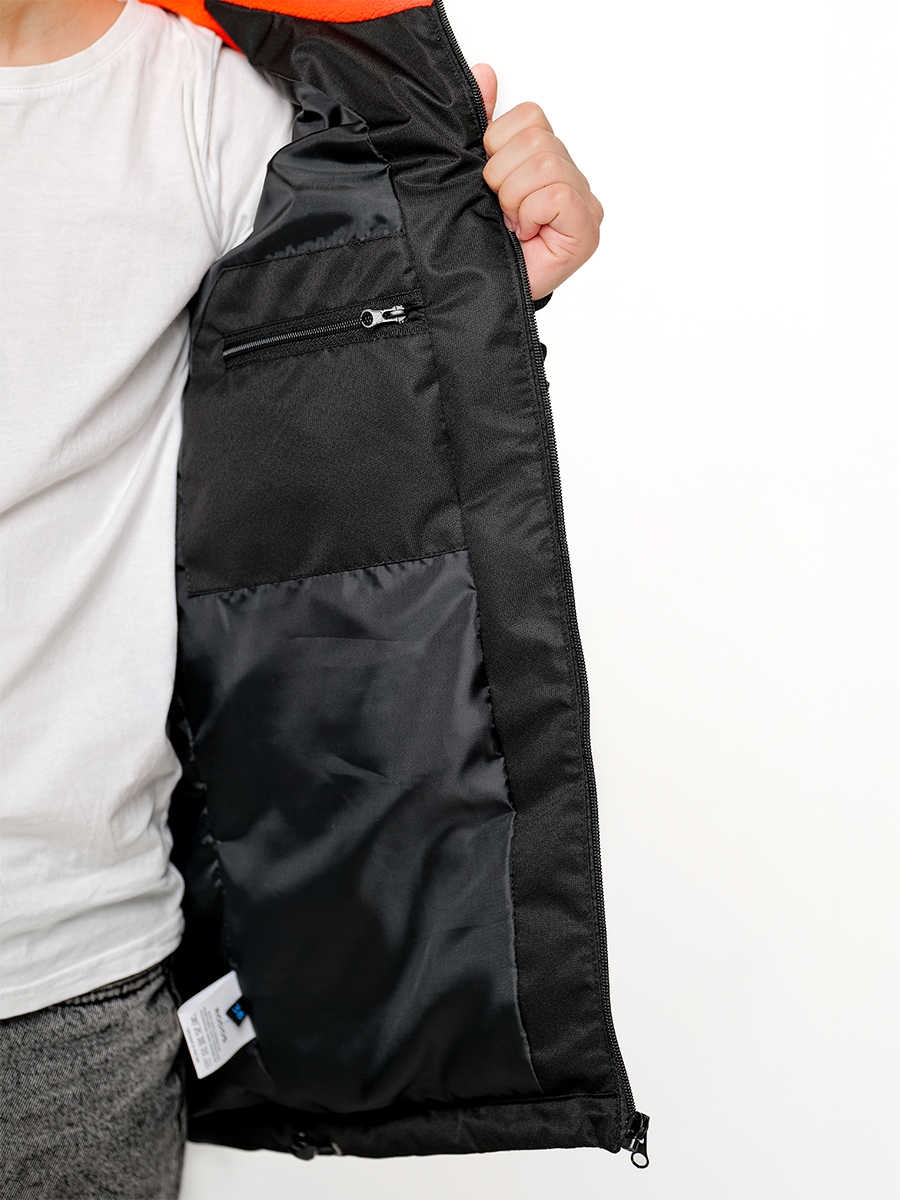 Куртка RODOS М-245/Черный(оранжевый) - фото 9