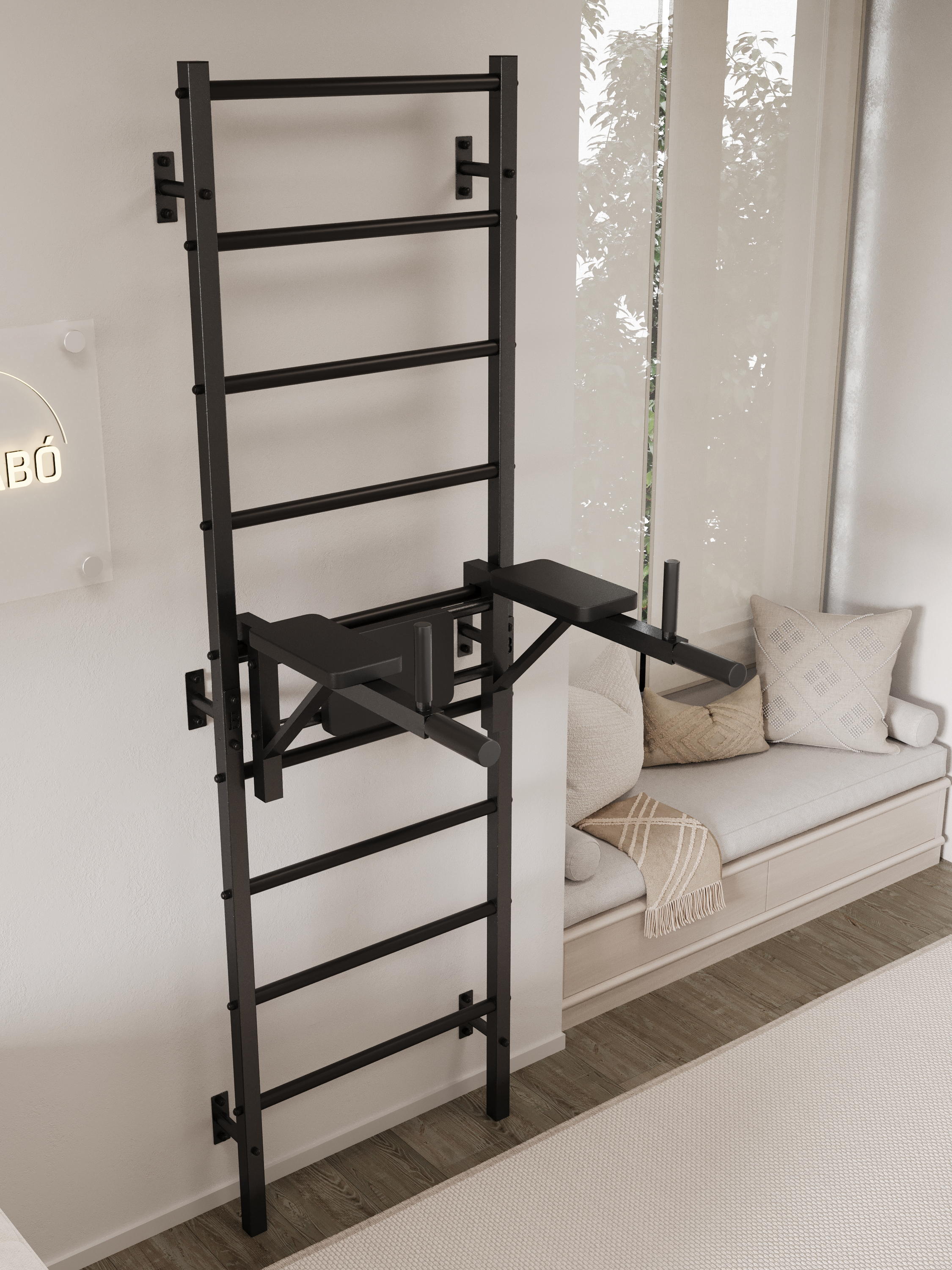 Шведская стенка BORABO PRO с навесным оборудованием - фото 10