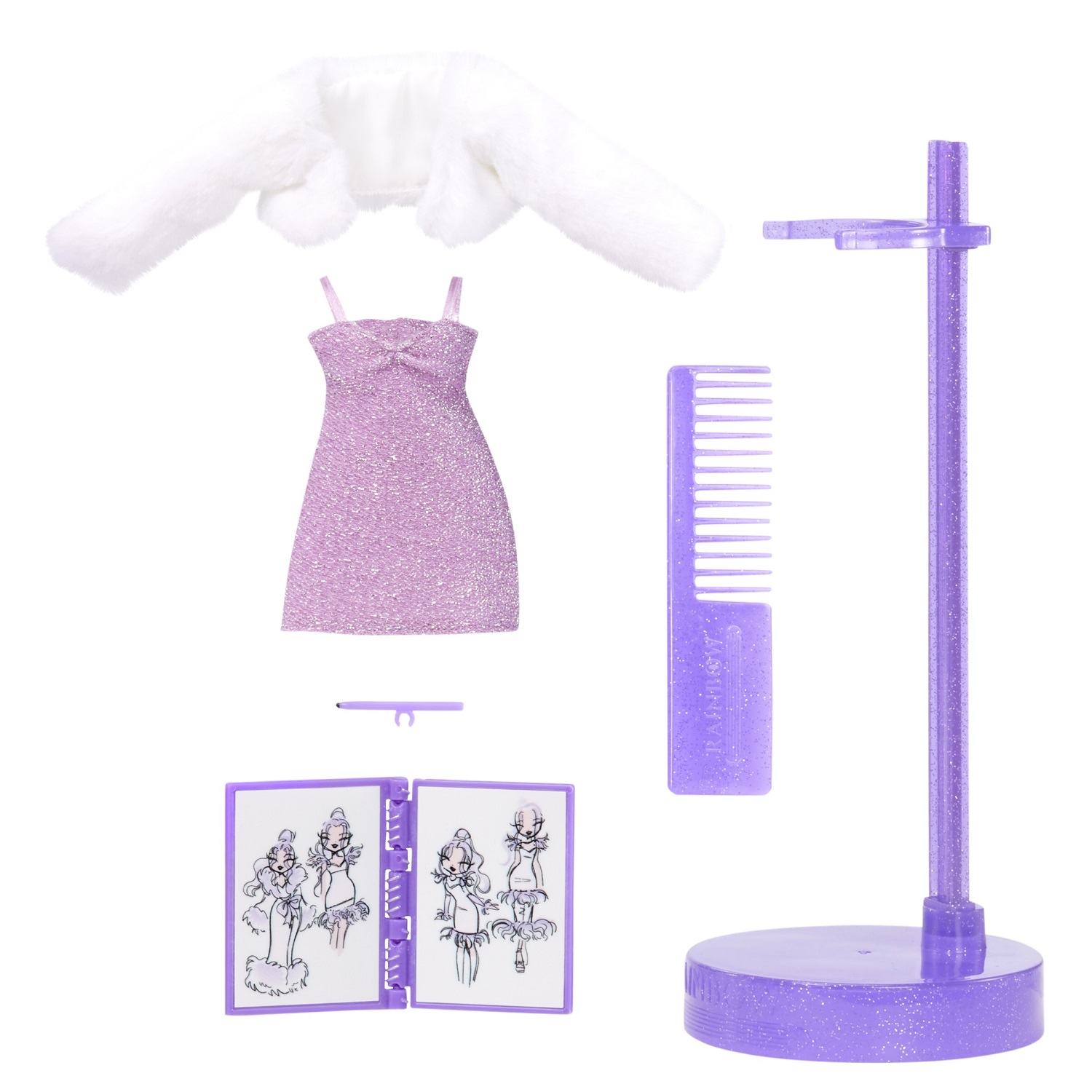 Кукла модельная Rainbow High Fantastic Виолет высота 28 см 42103 - фото 7