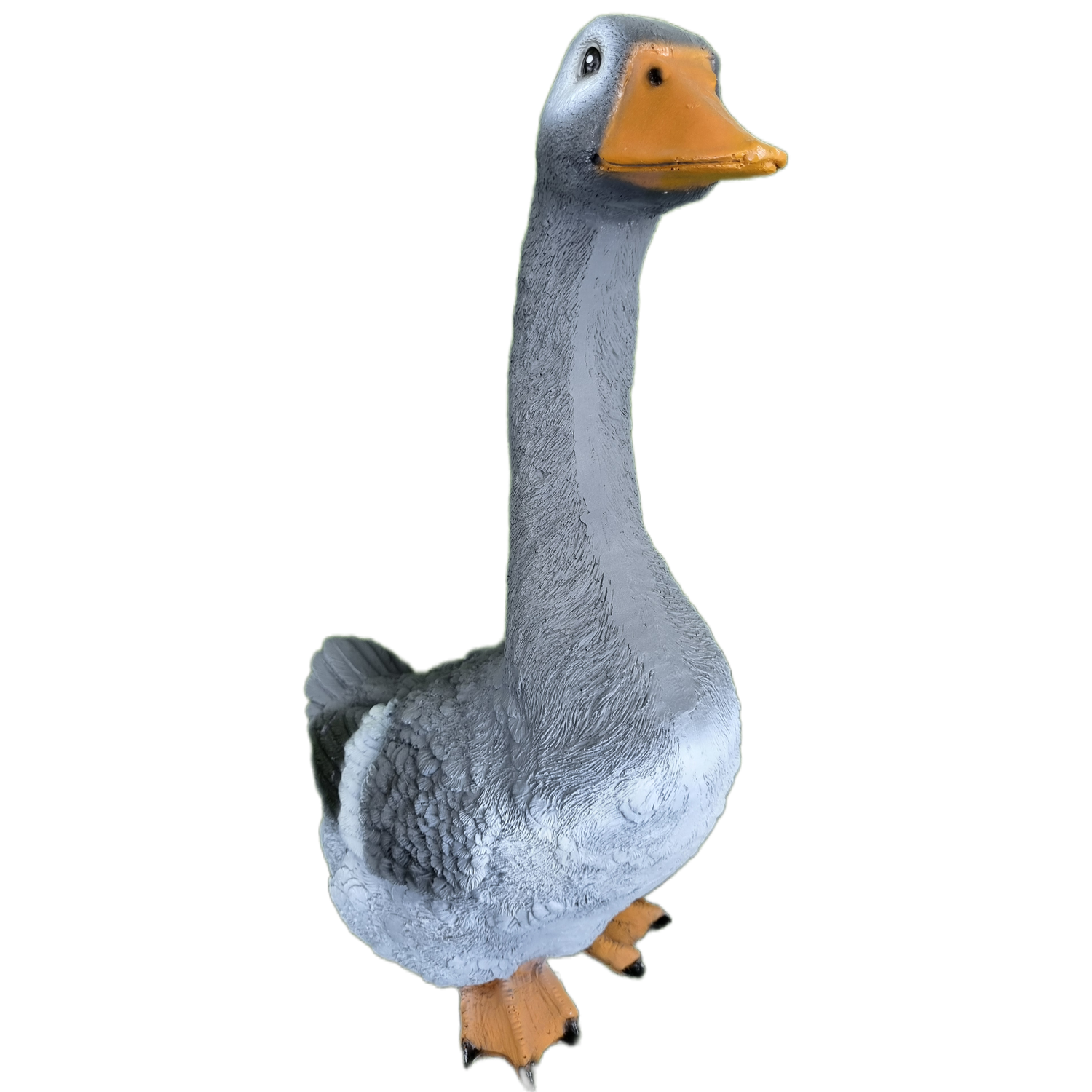 Фигура садовая . Гусь с длинной шеей - фото 3